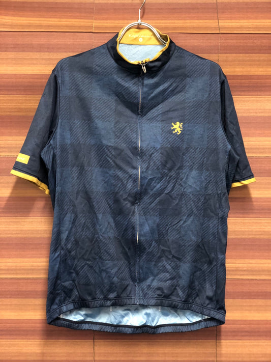 IQ840 カペルミュール KAPELMUU 半袖 サイクルジャージ 紺 XL