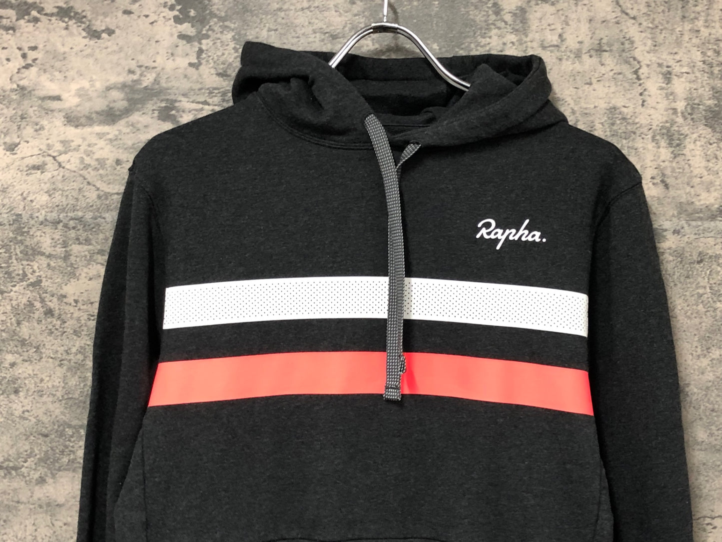 IY735 ラファ Rapha BREVET HOODIE 長袖 パーカ― グレー S