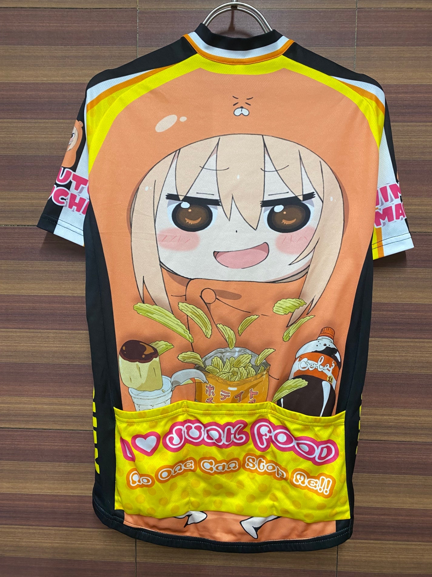 IJ857 GSR Gear 干物妹!うまるちゃん 半袖 サイクルジャージ 黄色 M