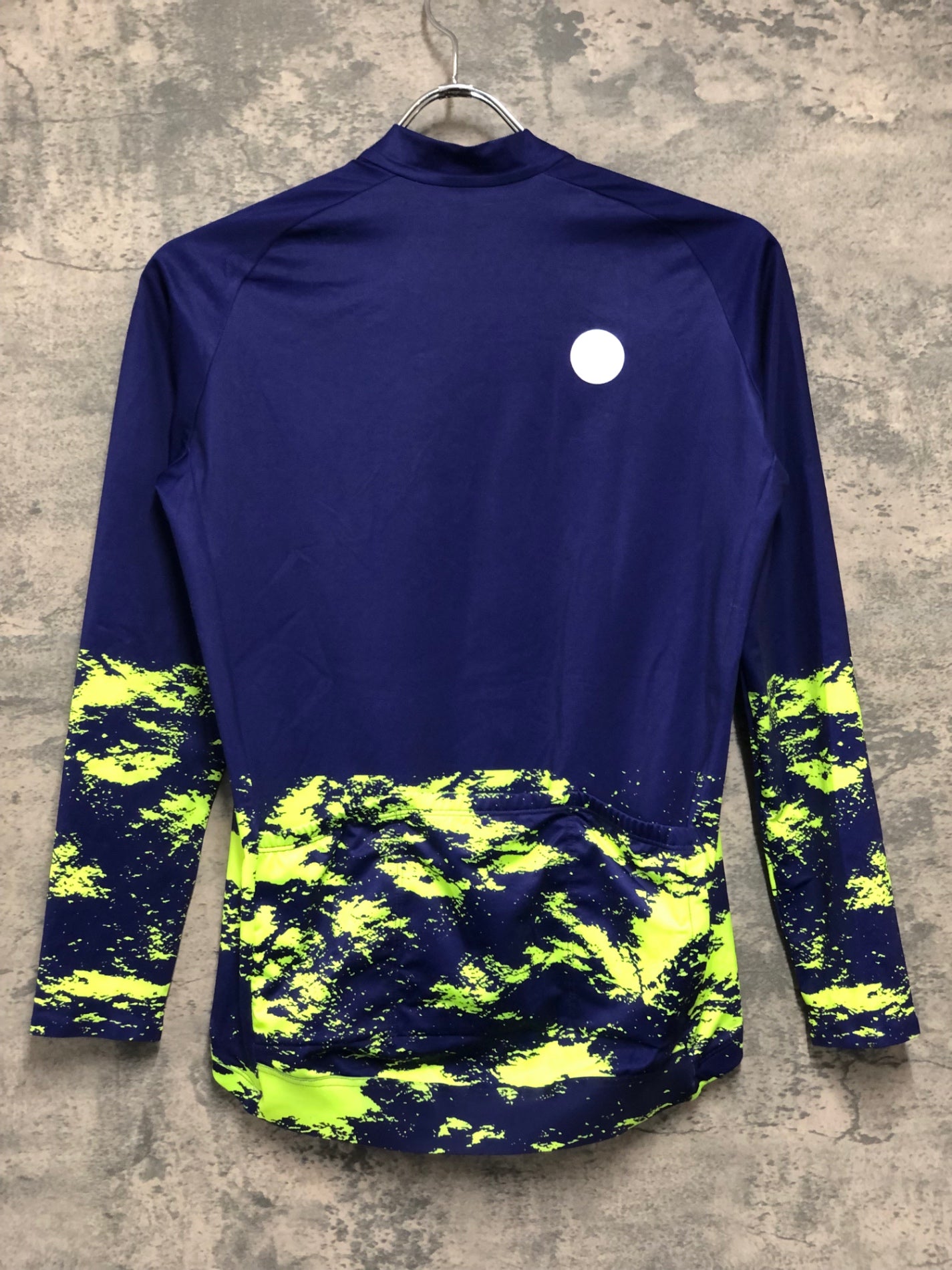 JB649 TICCC 長袖 サイクルジャージ パープル M 裏起毛