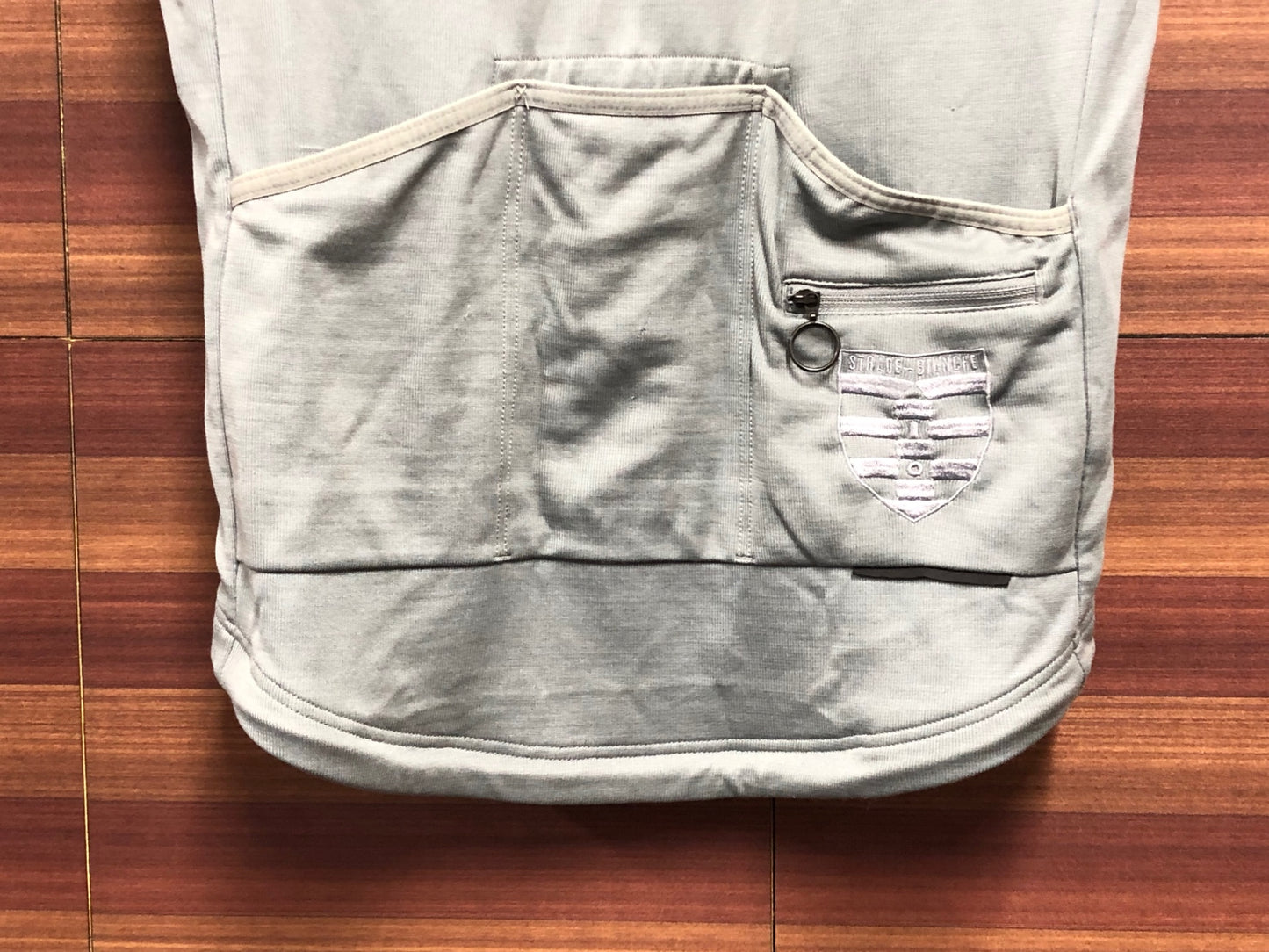 IO652 ラファ Rapha CLUB ハーフジップ 半袖 サイクルジャージ M ブラック グレー