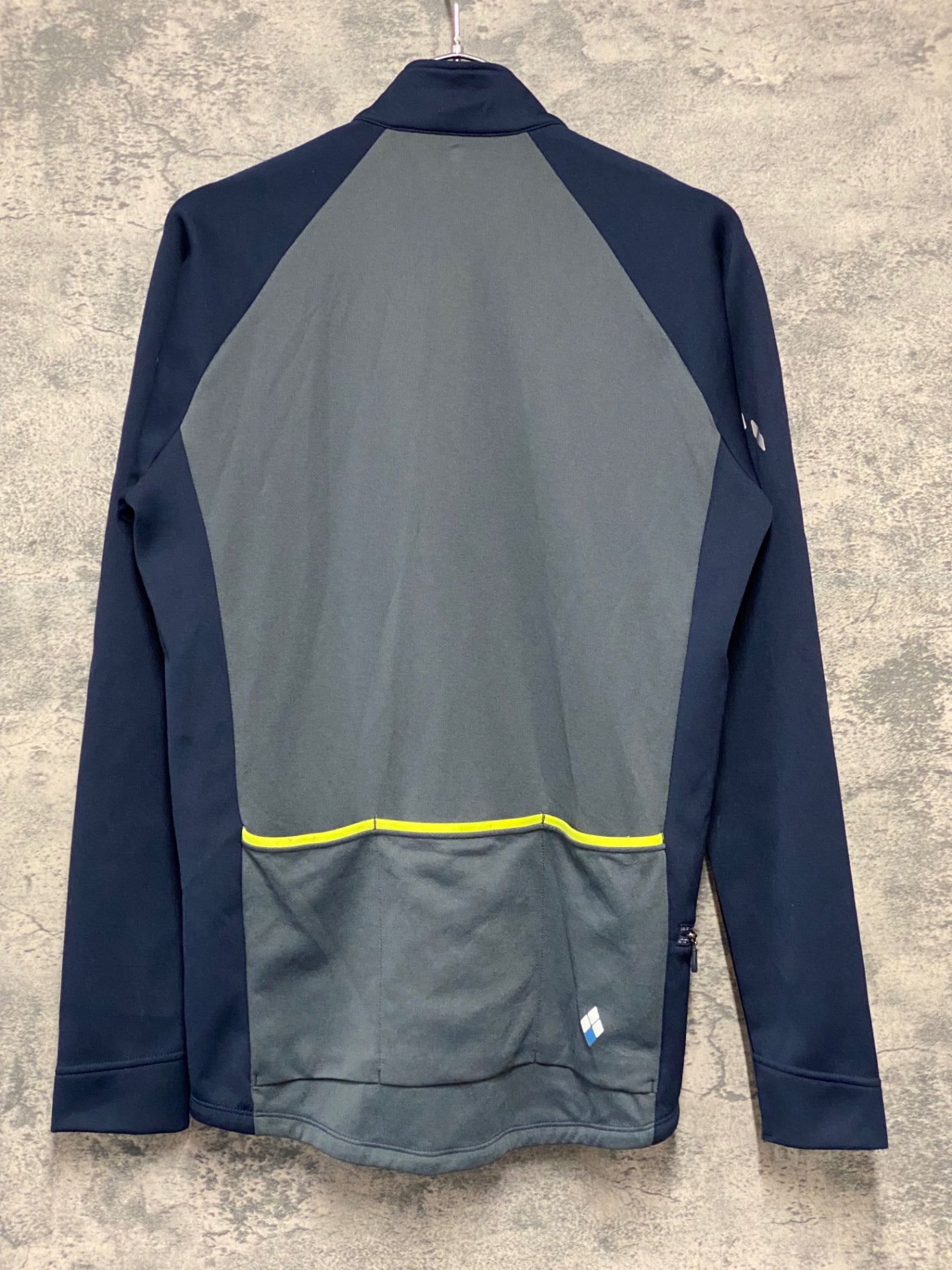 IZ937 モンベル mont-bell サイクルジャージ 長袖 M ネイビーグレー