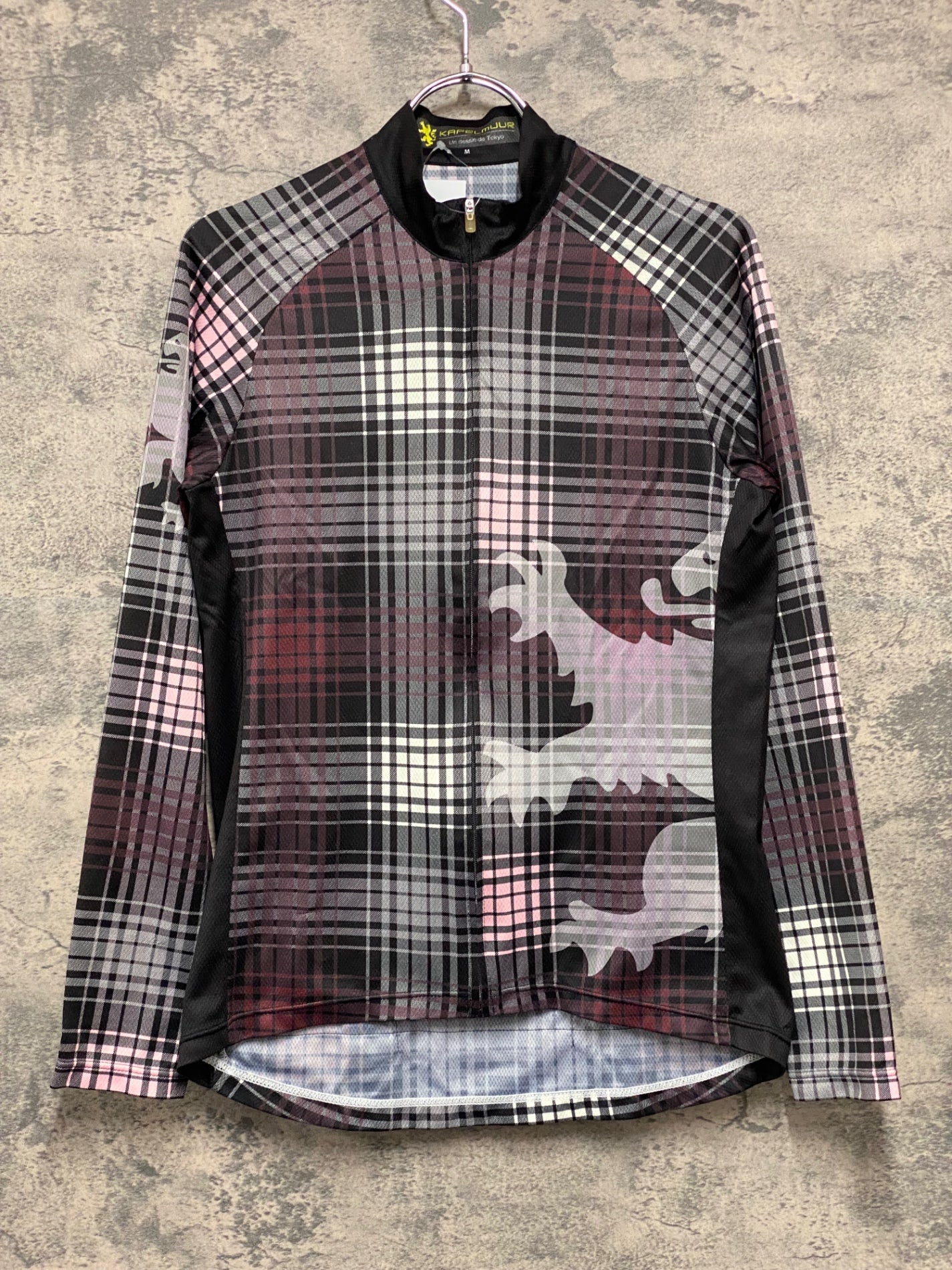 IZ547 カペルミュール kapelmuur 長袖サイクルジャージ 黒ピンク M