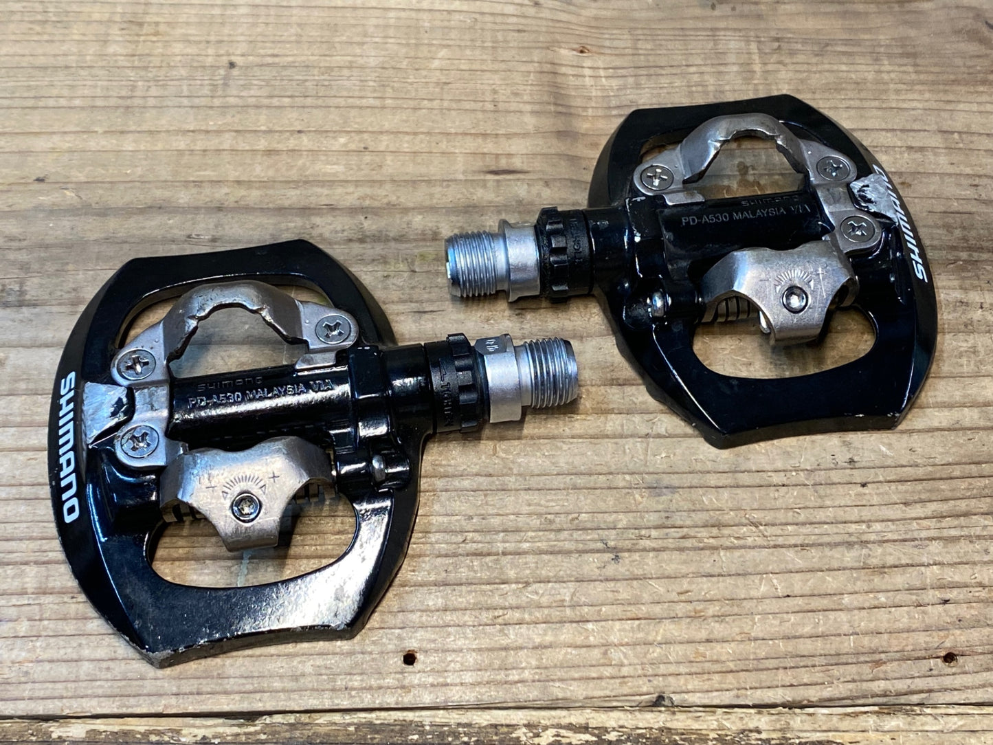 IY606 シマノ SHIMANO PD-A530 ビンディングペダル SPD 黒