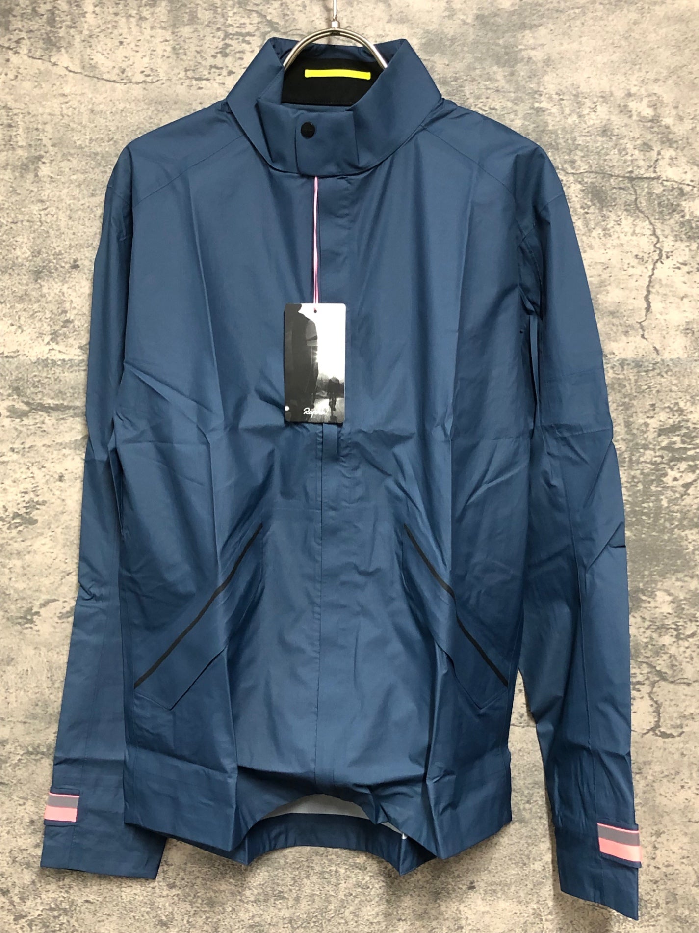 IX940 ラファ Rapha PACKABLE WATERPROOF JACKET 長袖 サイクルジャケット 紺 S