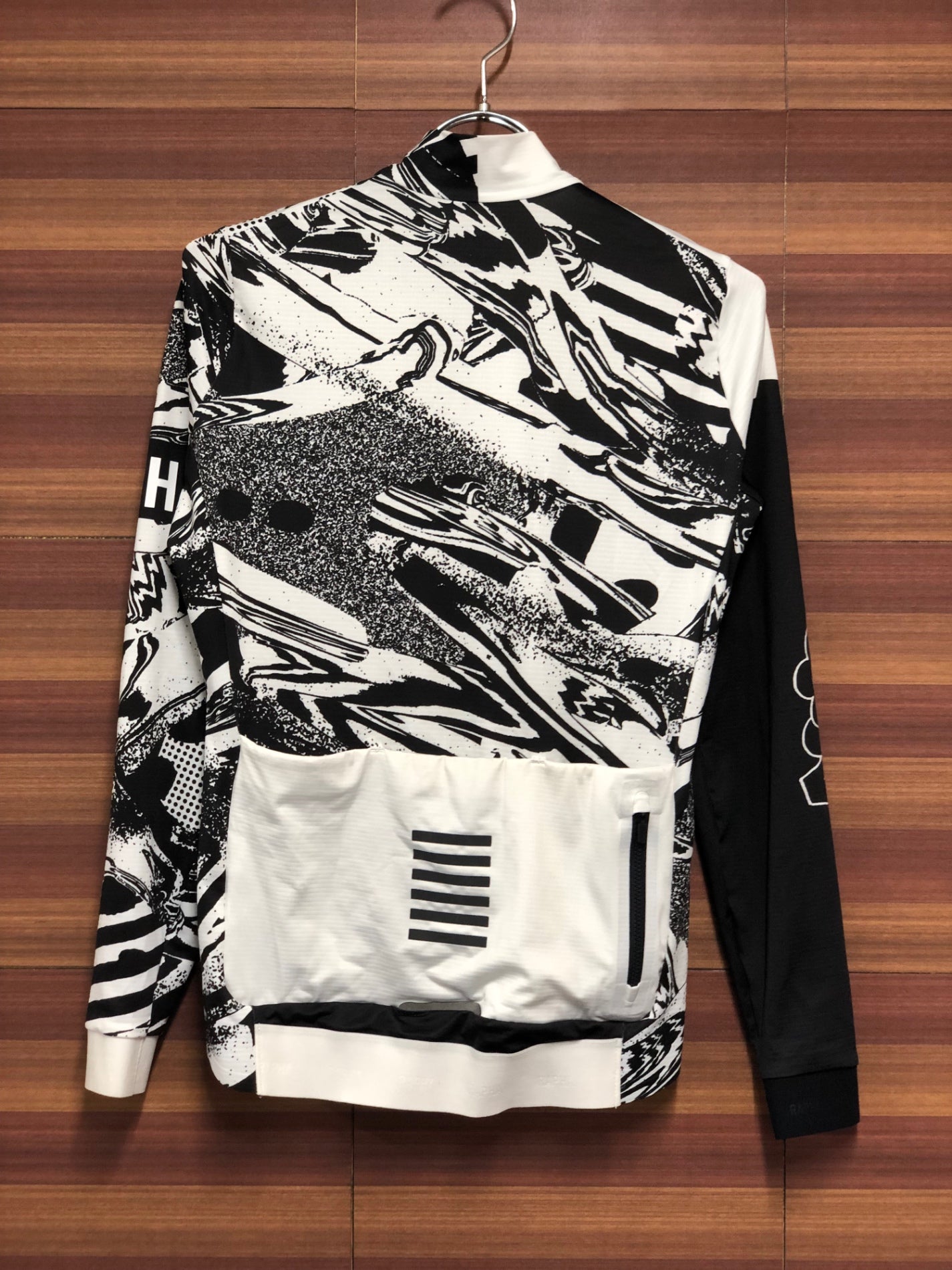 IM734 ラファ Rapha RCC+ BRAULIO AMADO PRO TEAM LONG SLEEVE JERSEY 長袖 サイクルジャージ 白黒 S