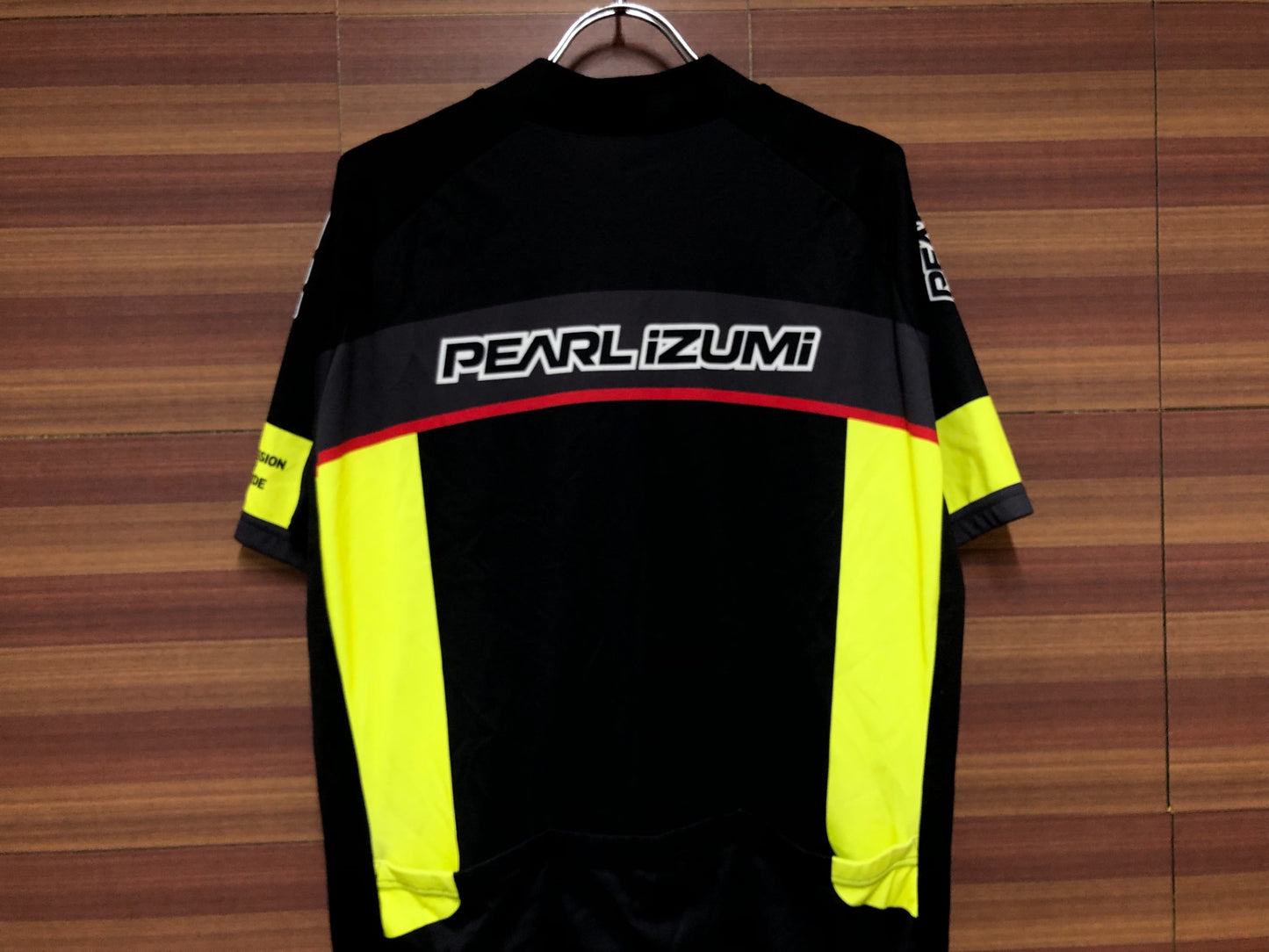 IF816 パールイズミ PEARLiZUMi 半袖 サイクルジャージ 黒黄色 BXL