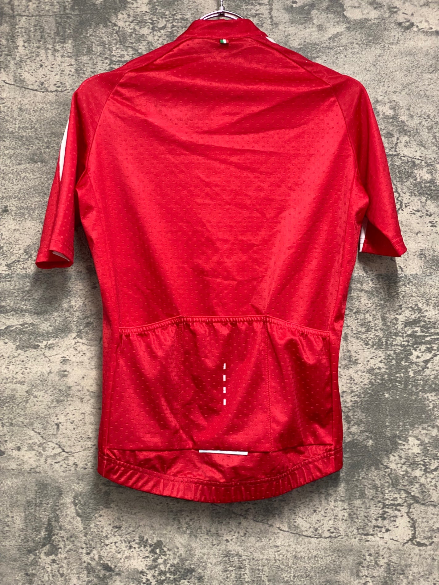 JB577 ラパッション la PASSIONE 半袖 サイクルジャージ 赤 XS