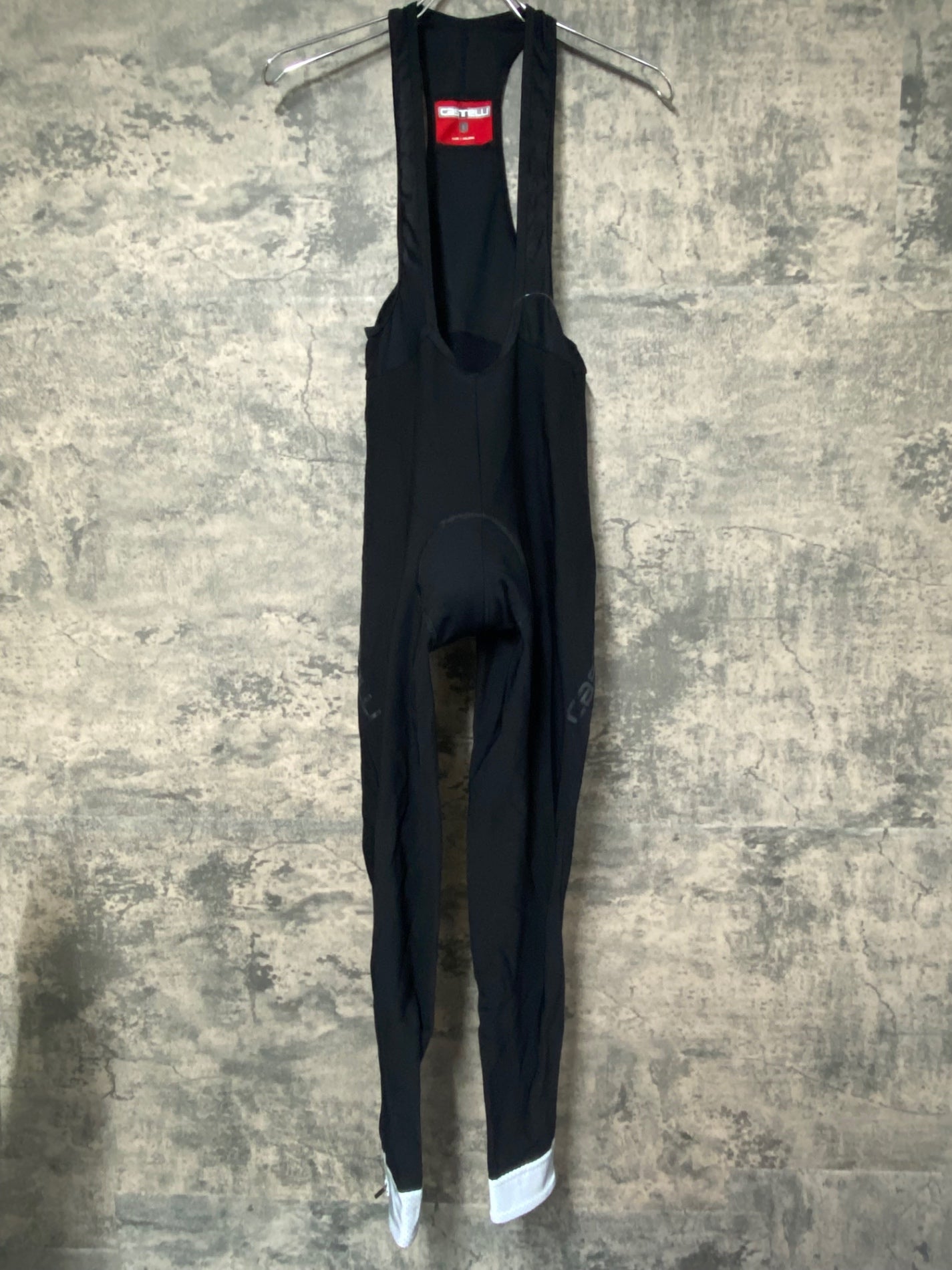 IZ058 カステリ CASTELLI ビブタイツ 黒 L 裏起毛 NANO FLEX