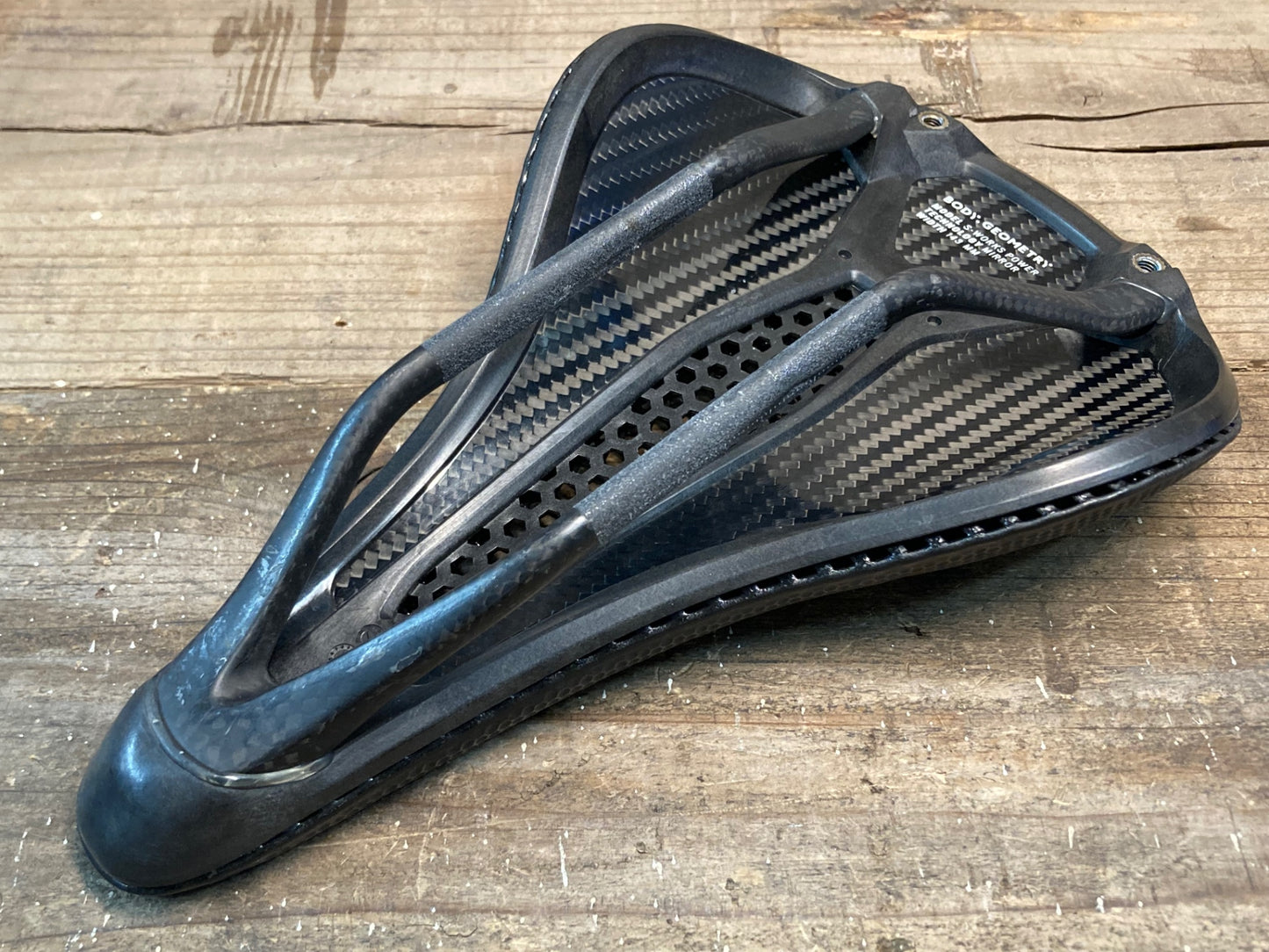 IO663 スペシャライズド SPECIALIZED パワー ミラー S-WORKS POWER MIRROR 143㎜ サドル カーボンレール ※クランプ跡