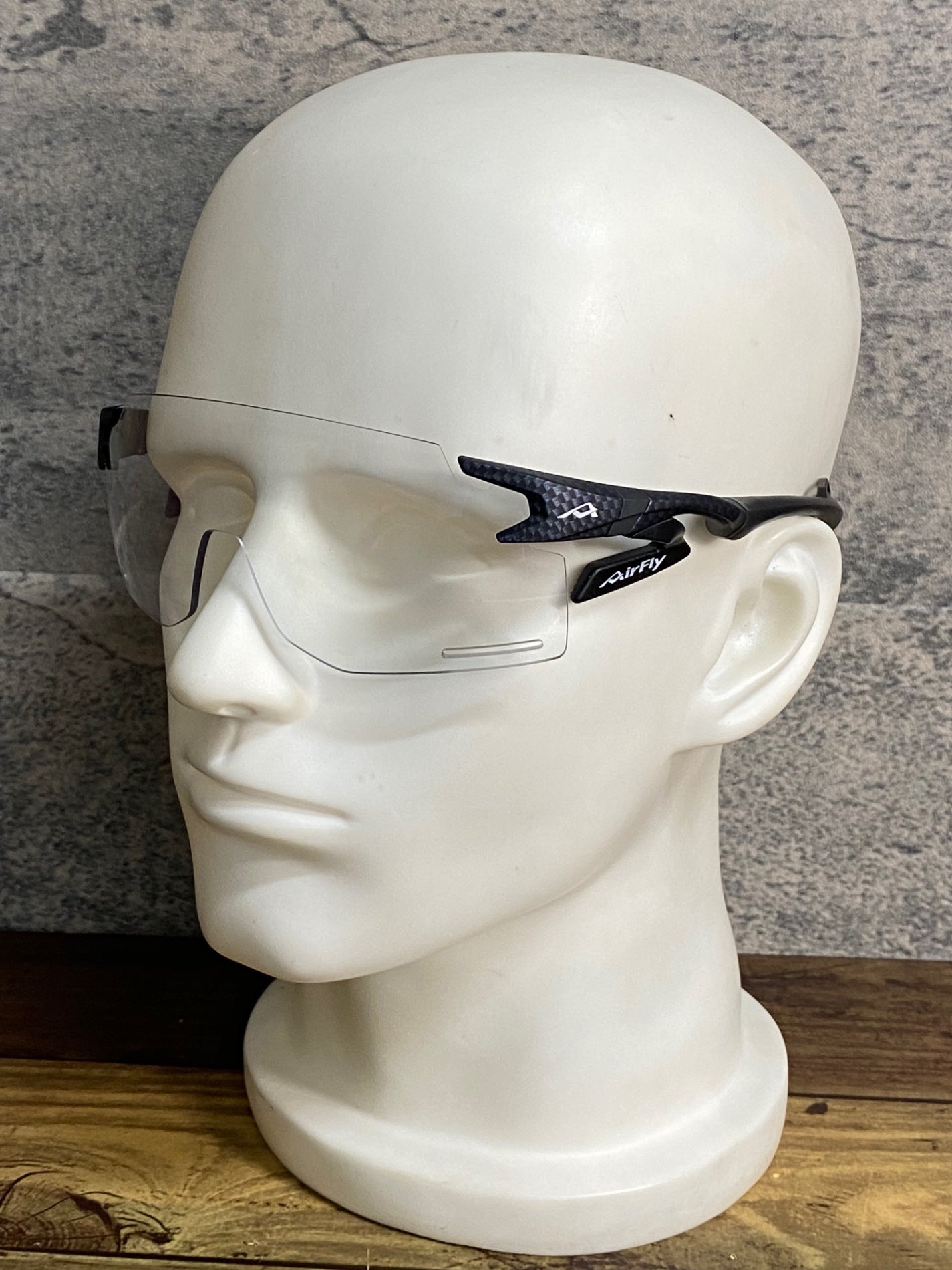 JD099 エアフライ AirFly AF-301 サングラス アイウェア 黒 クリアレンズ