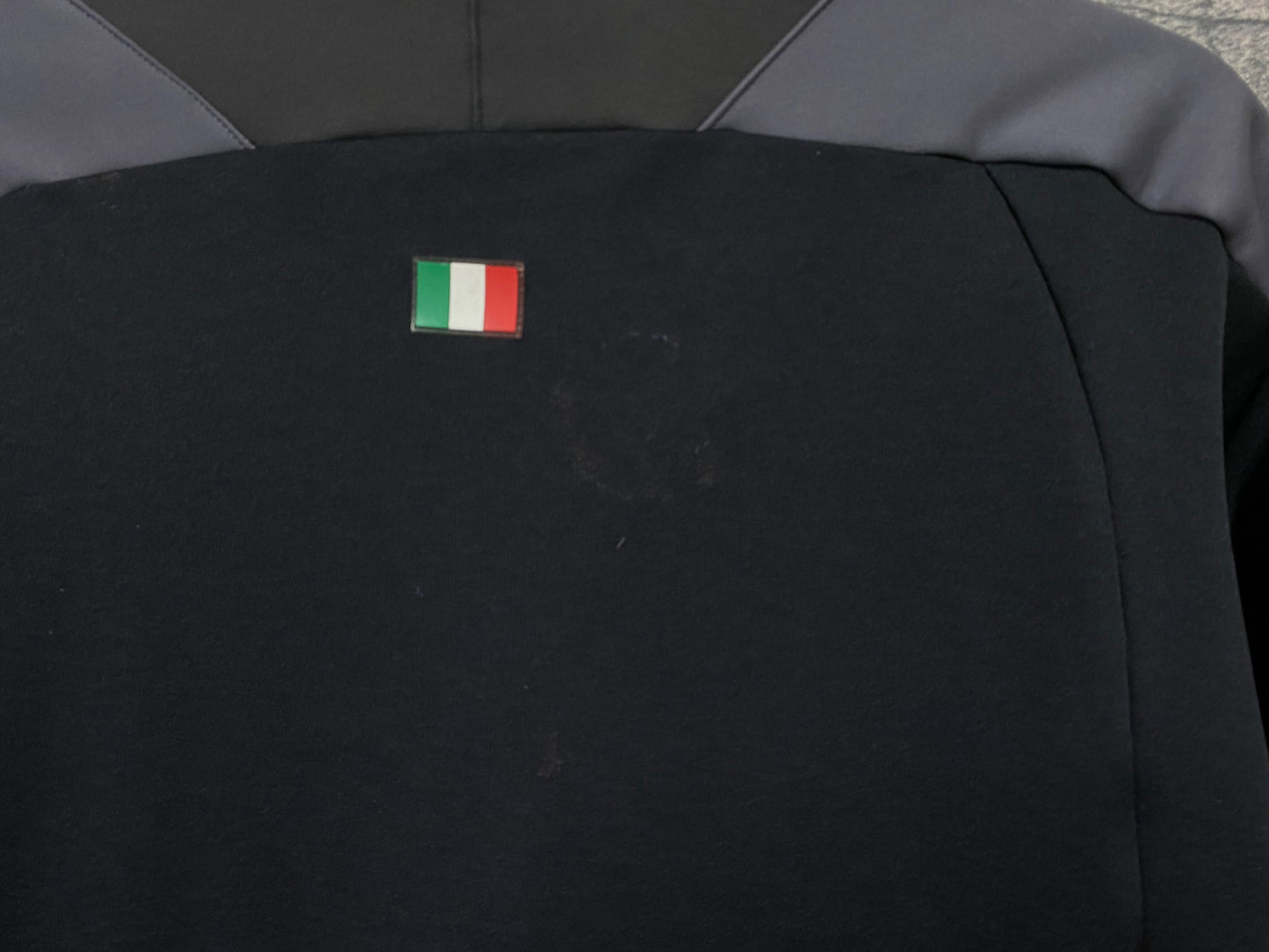 JC154 カステリ CASTELLI 長袖 サイクルジャケット 黒 M 裏起毛 ※スレ大