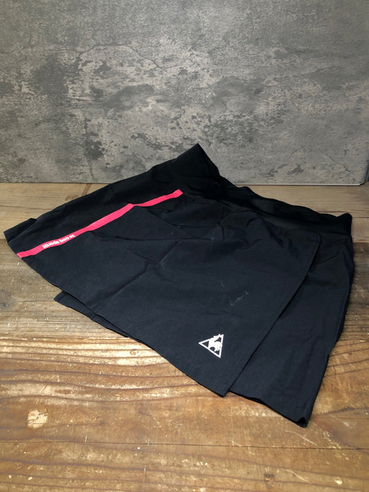 IH486 ルコックスポルティフ Le Coq Sportif サイクルスカート L 黒/ピンク