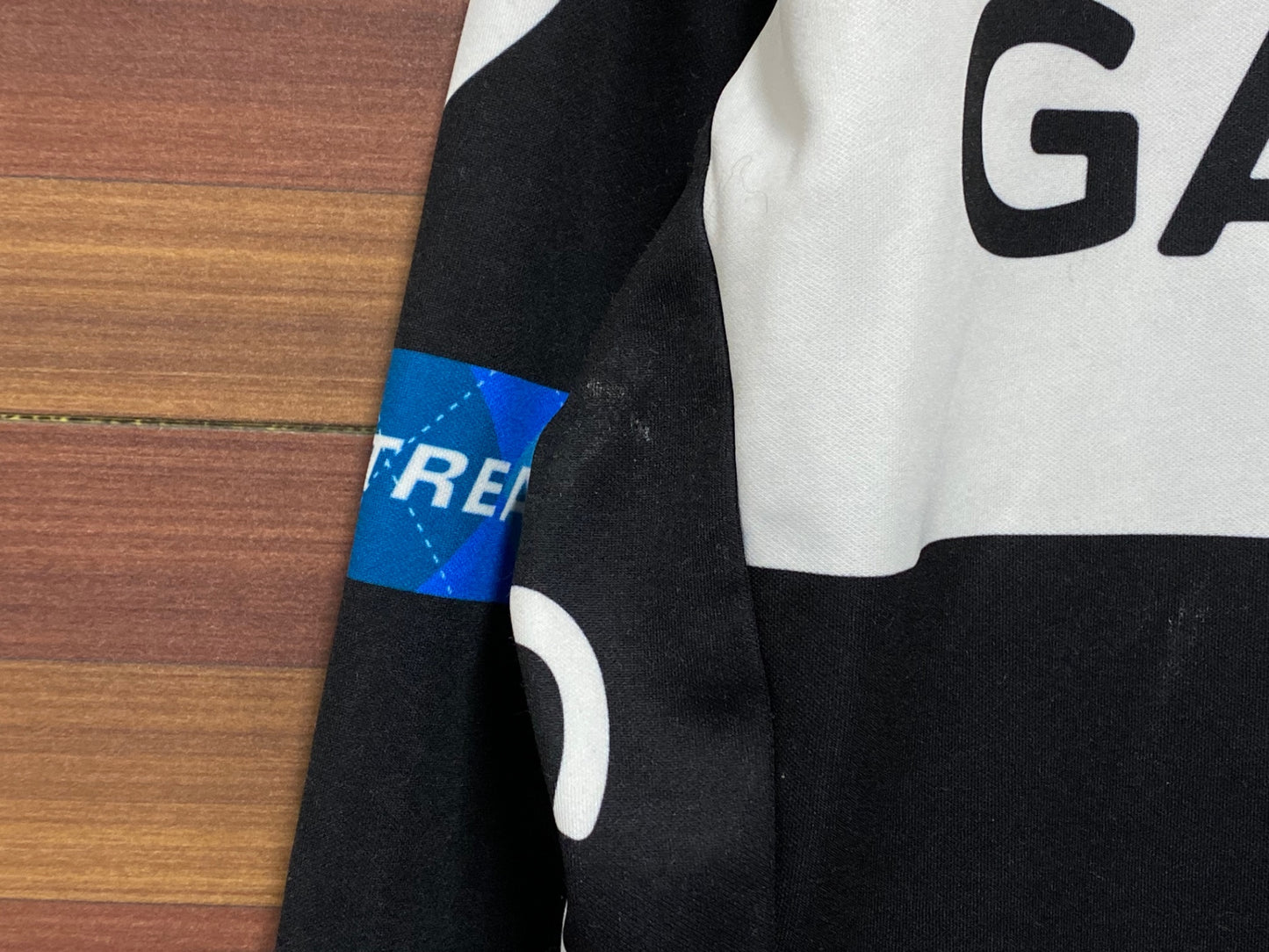 IR860 カステリ CASTELLI GARMIN サイクルジャケット ブラック ホワイト L 裏起毛