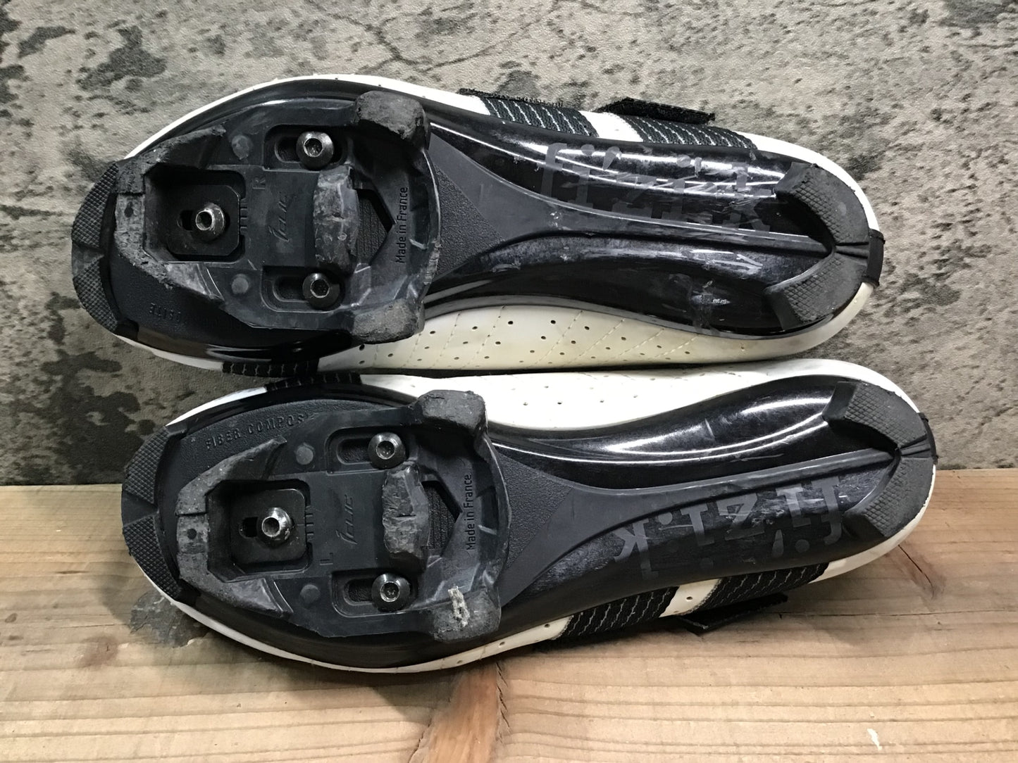 IJ960 フィジーク fizik テンポ TEMPO R5 POWERSTRAP SHOES ビンディングシューズ SPD-SL 白 ER38