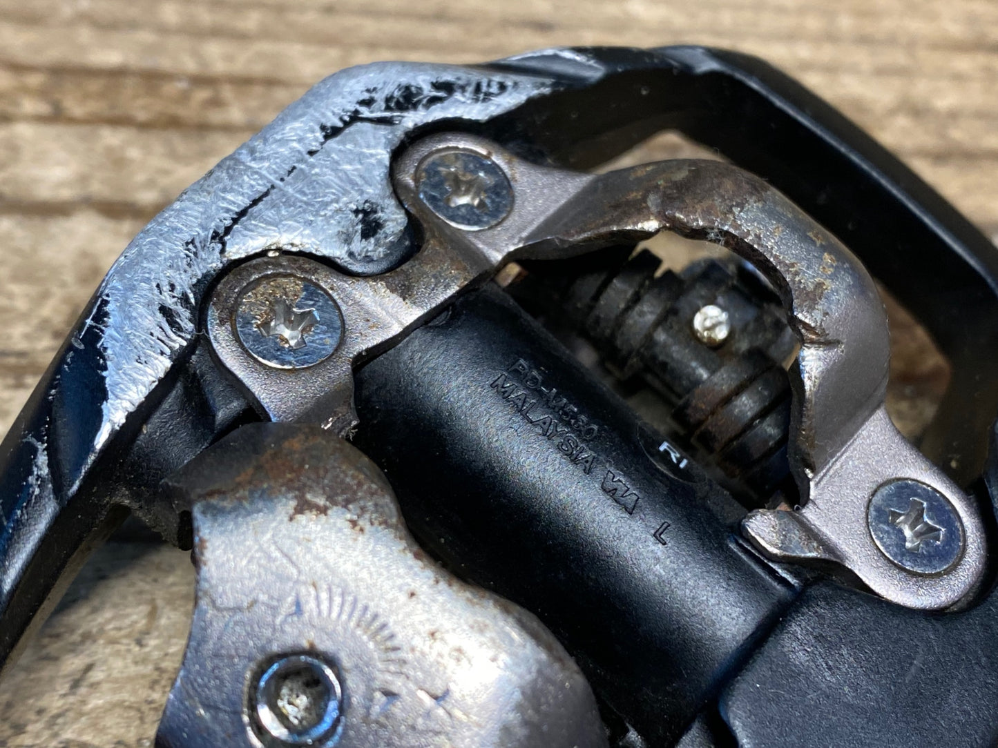 IQ489 シマノ SHIMANO PD-M530 ビンディングペダル SPD 黒