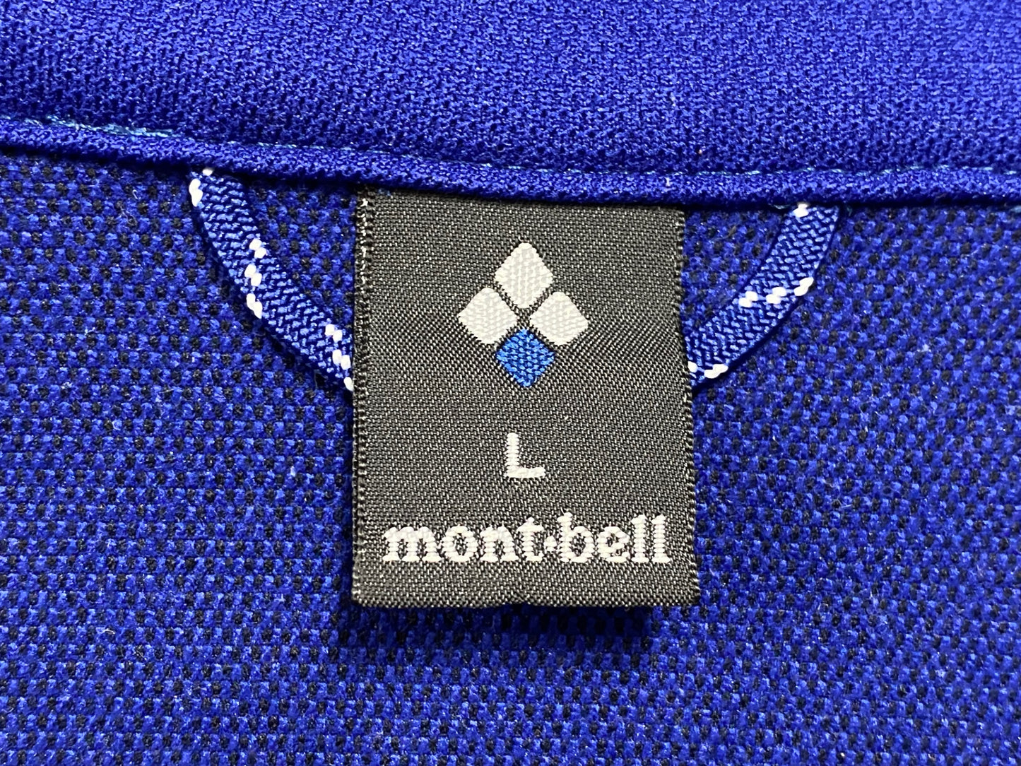 JB486 モンベル mont-bell 長袖 サイクルジャケット 青 L 裏起毛
