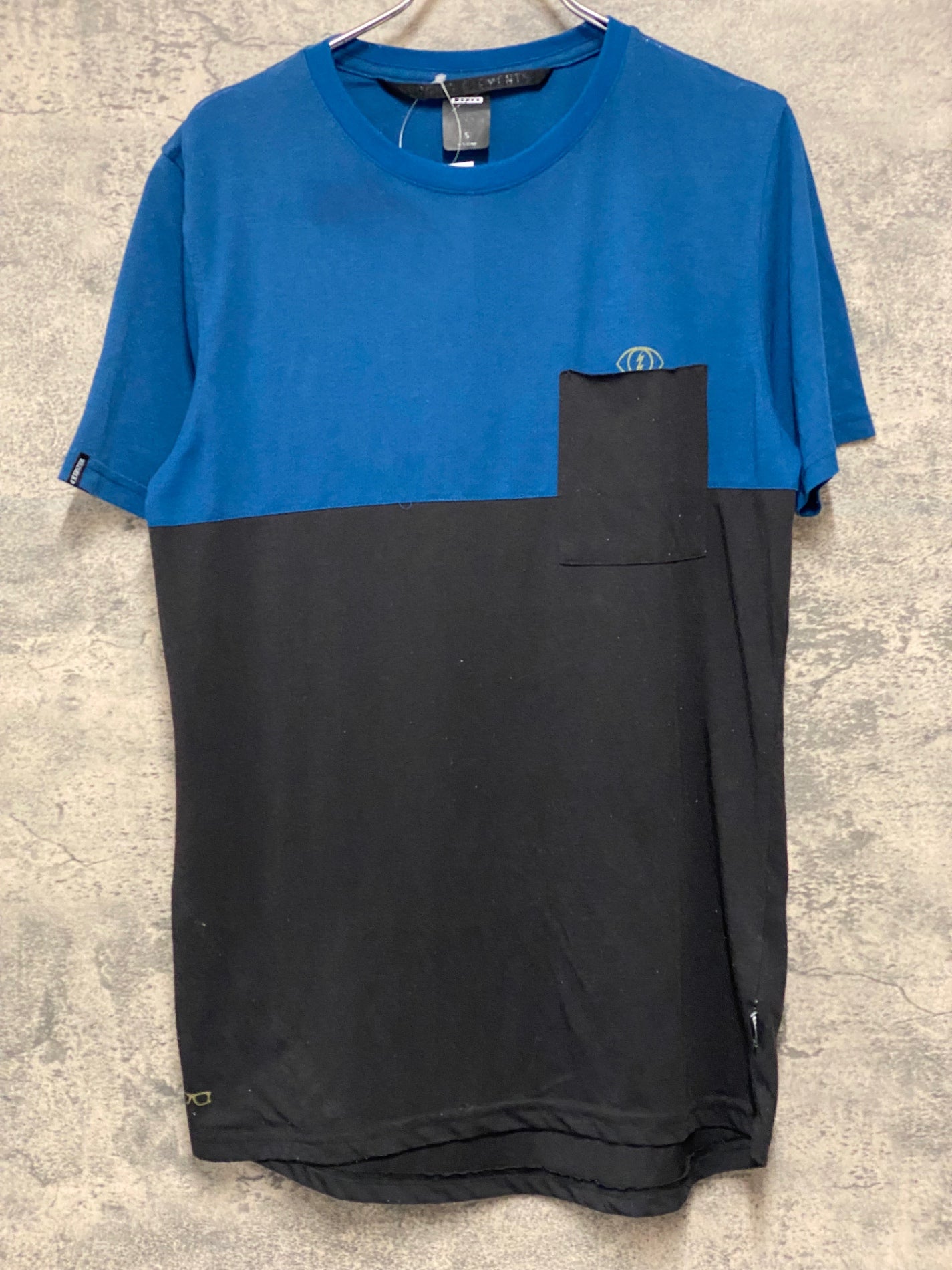 JB916 アイオン ION 半袖 Tシャツ 青 黒 S