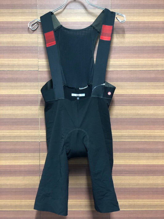 IH756 カステリ CASTELLI ROSSO CORSA ビブショーツ 黒 M タグカット