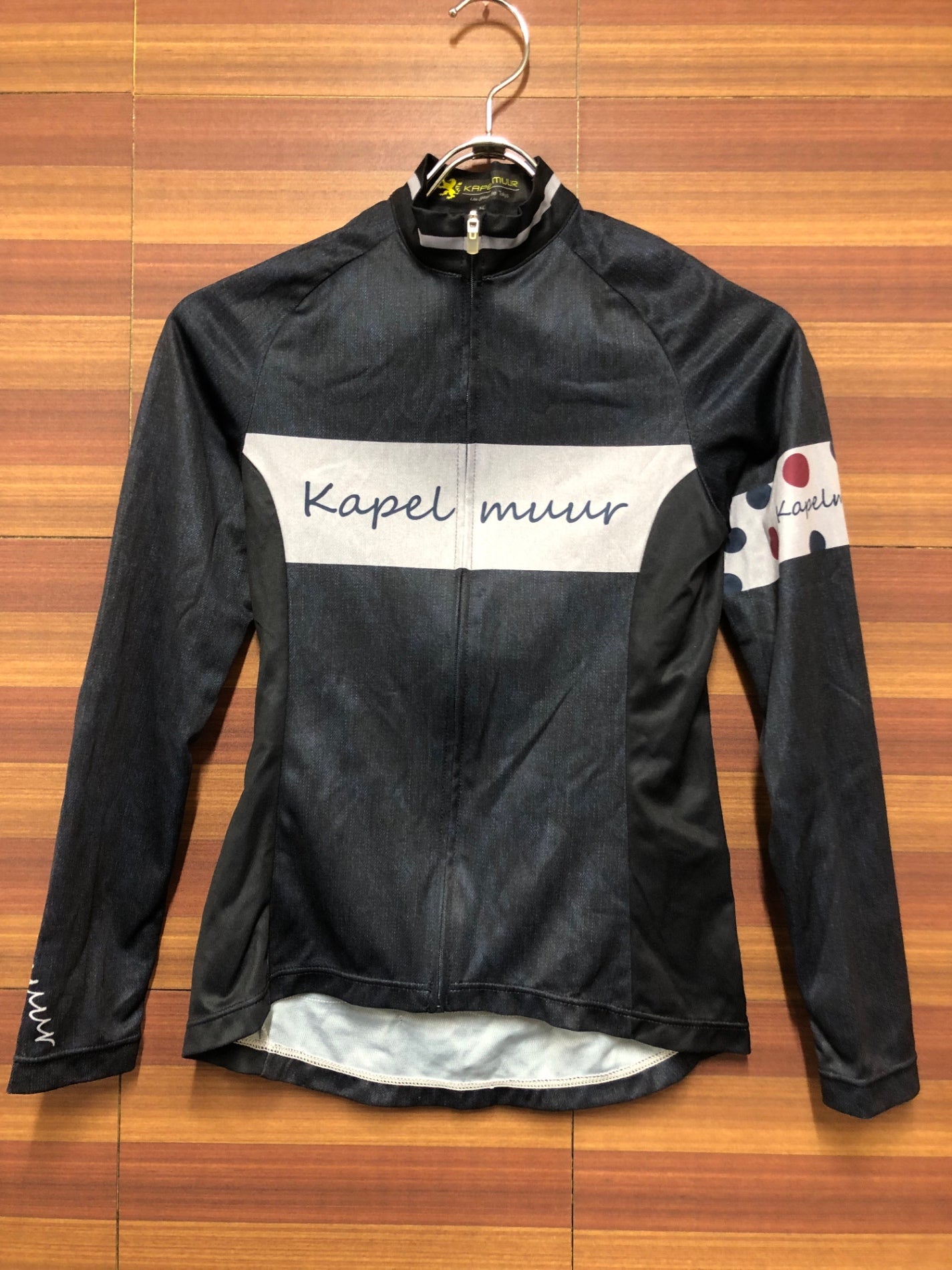 HZ772 カペルミュール kapelmuur 長袖 サイクルジャージ レディース デニムカラー 36