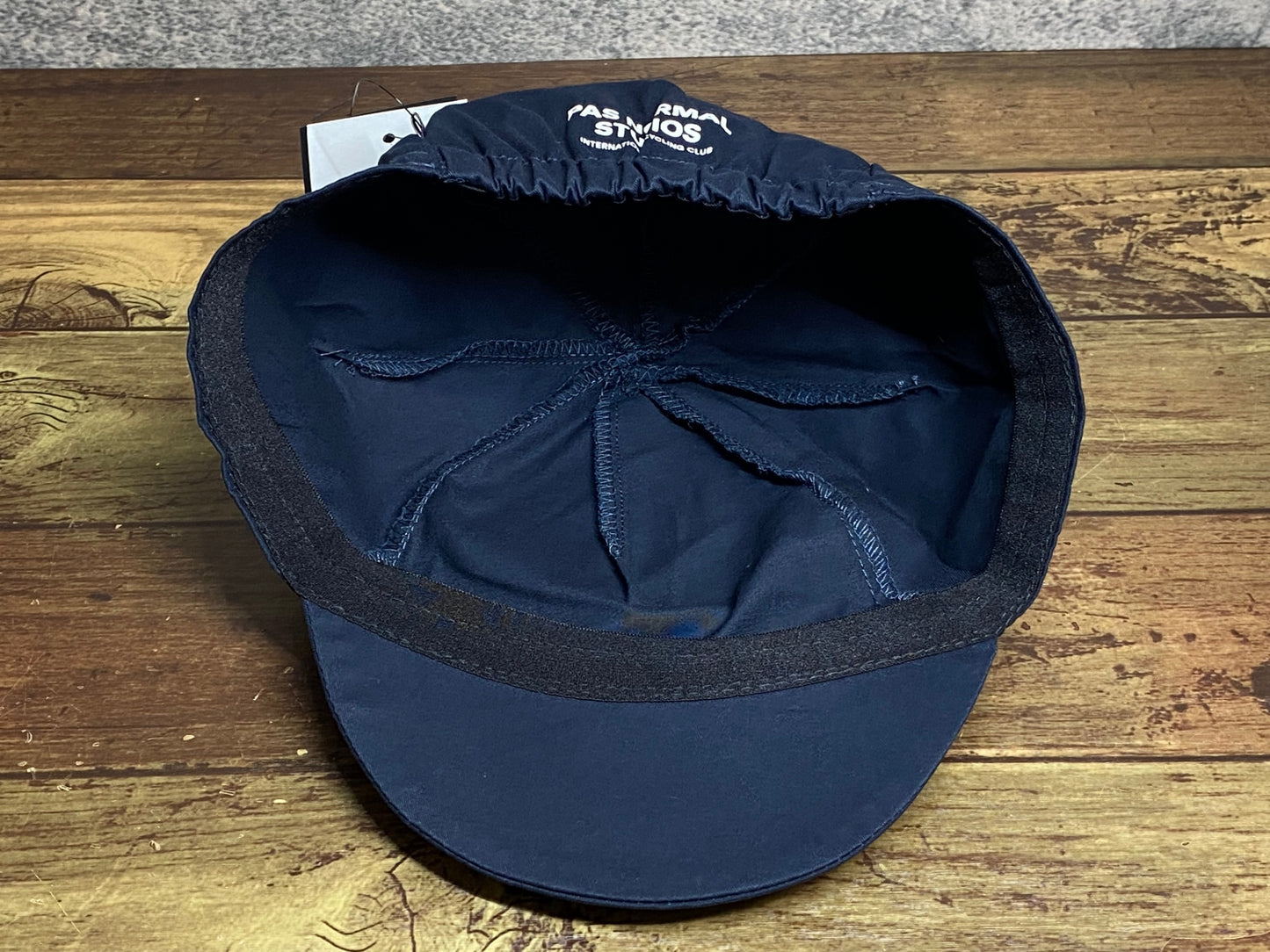 JD366 パスノーマルスタジオ PAS NORMAL LOGO CAP サイクルキャップ 濃紺 ワンサイズ