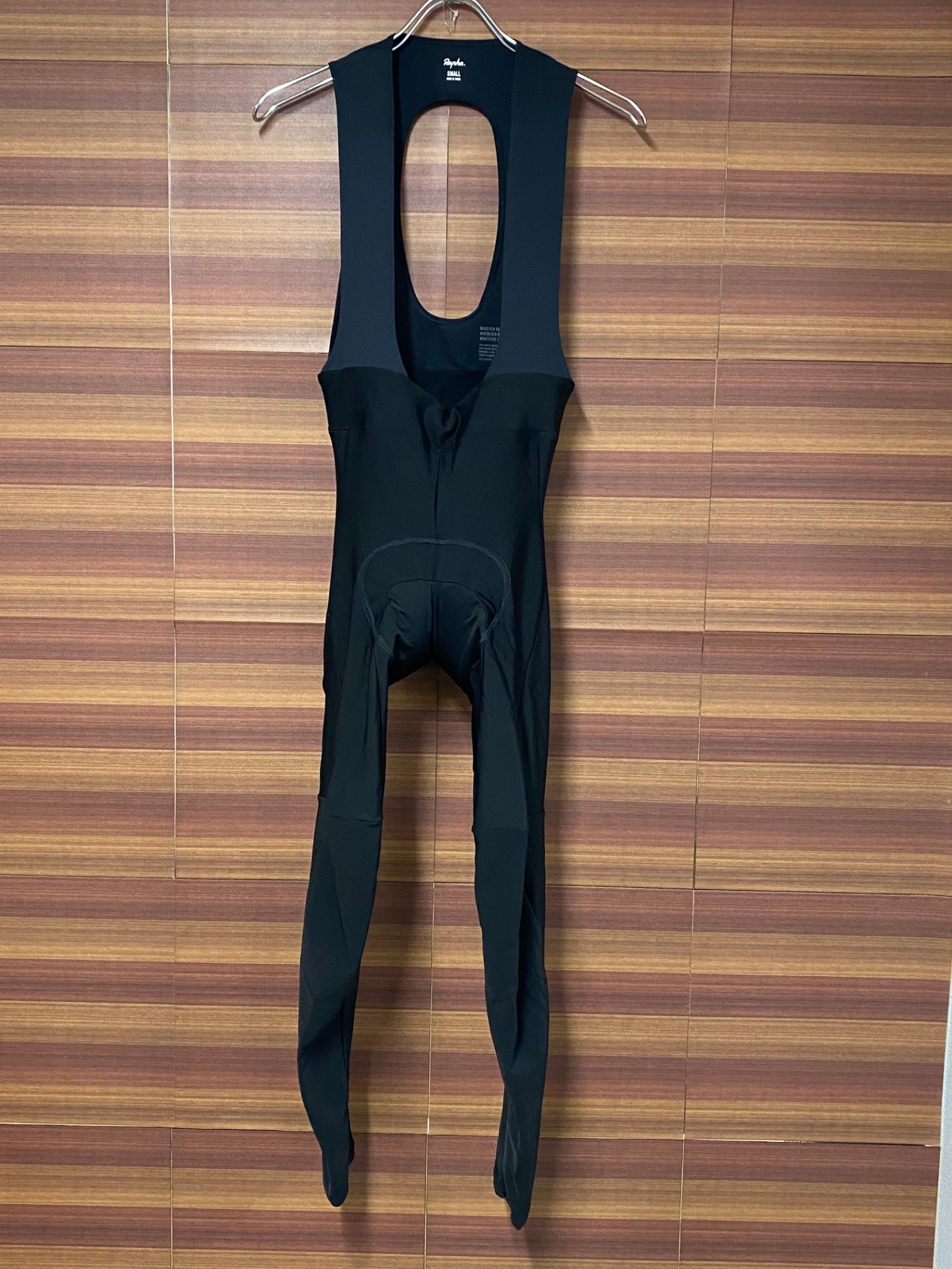 IH837 ラファ rapha Core winter tights with pad ビブタイツ Sサイズ 裏起毛 黒