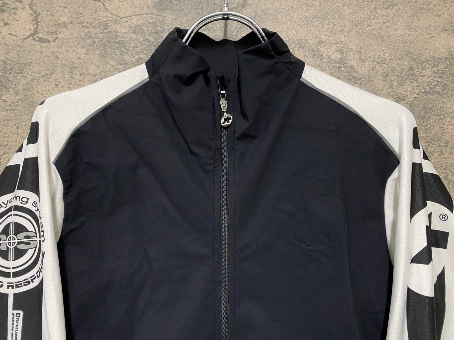 IW208 アソス assos INTERMEDIATE S 長袖 サイクルジャージ 白黒 L