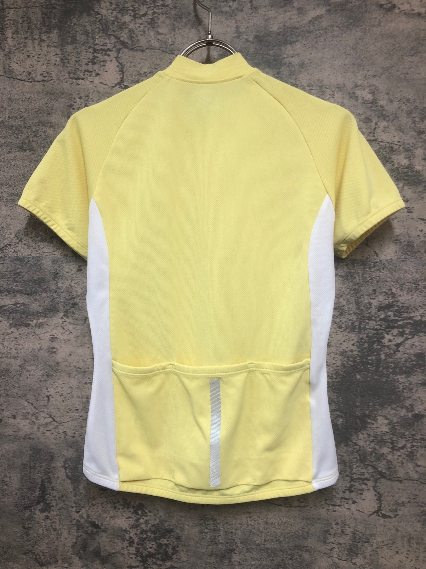 IY168 トレック TREK 半袖 サイクルジャージ 黄 S ハーフジップ