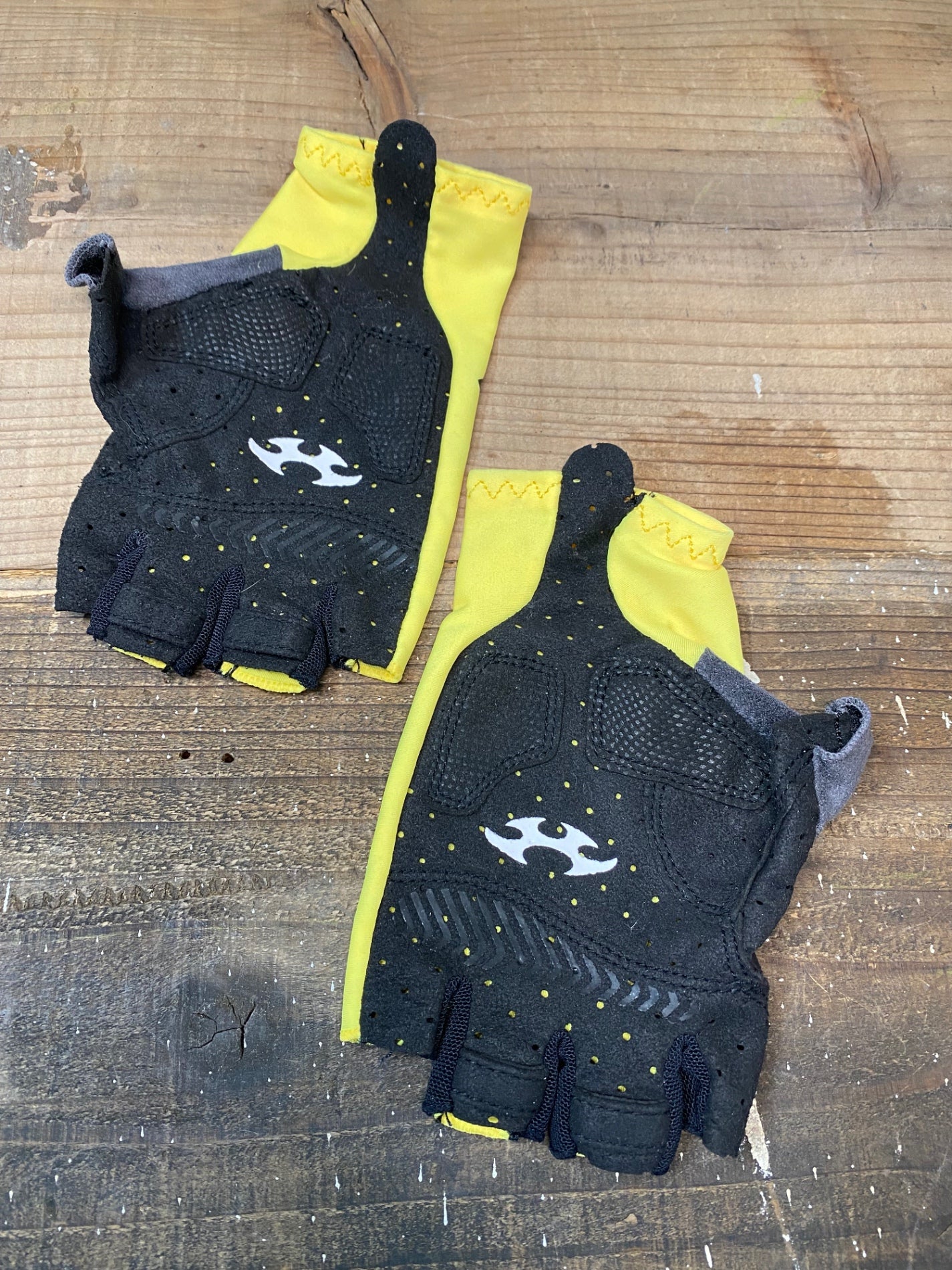 IN992 カブト OGK kabuto 指切 サイクルグローブ 黄 M