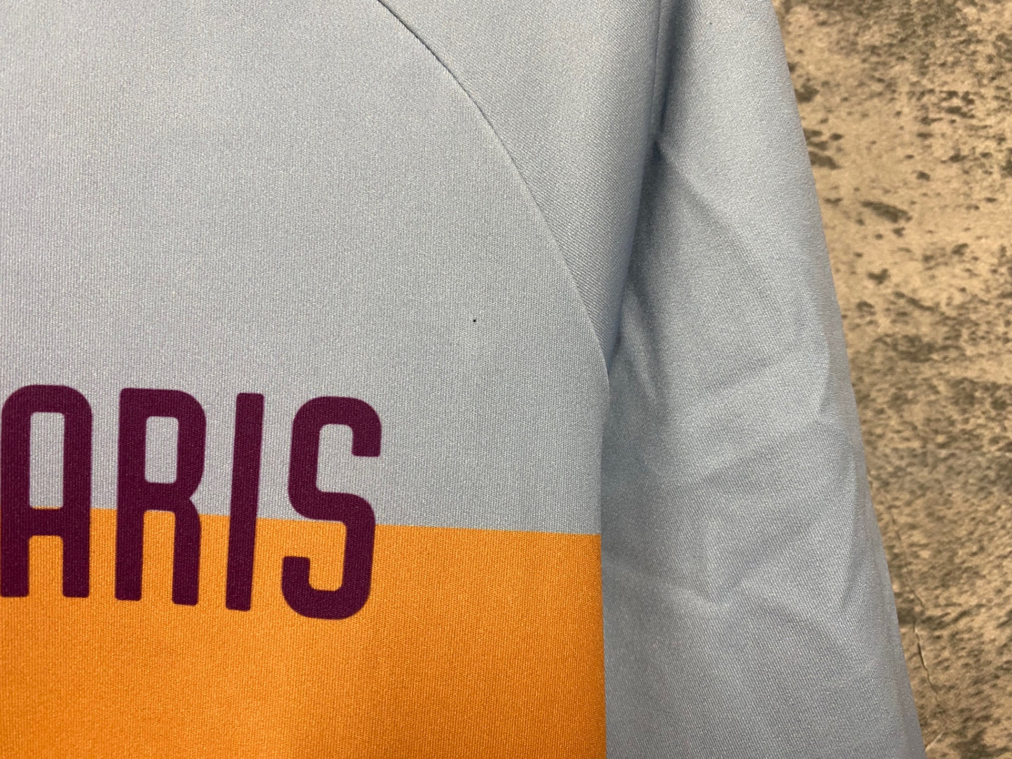 JA879 プロトンドパリ Peloton de Paris 半袖 サイクルジャージ 水色 L