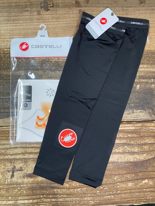 IV860 カステリ CASTELLI UPF 50+ ARM SKINS アームカバー 黒 M
