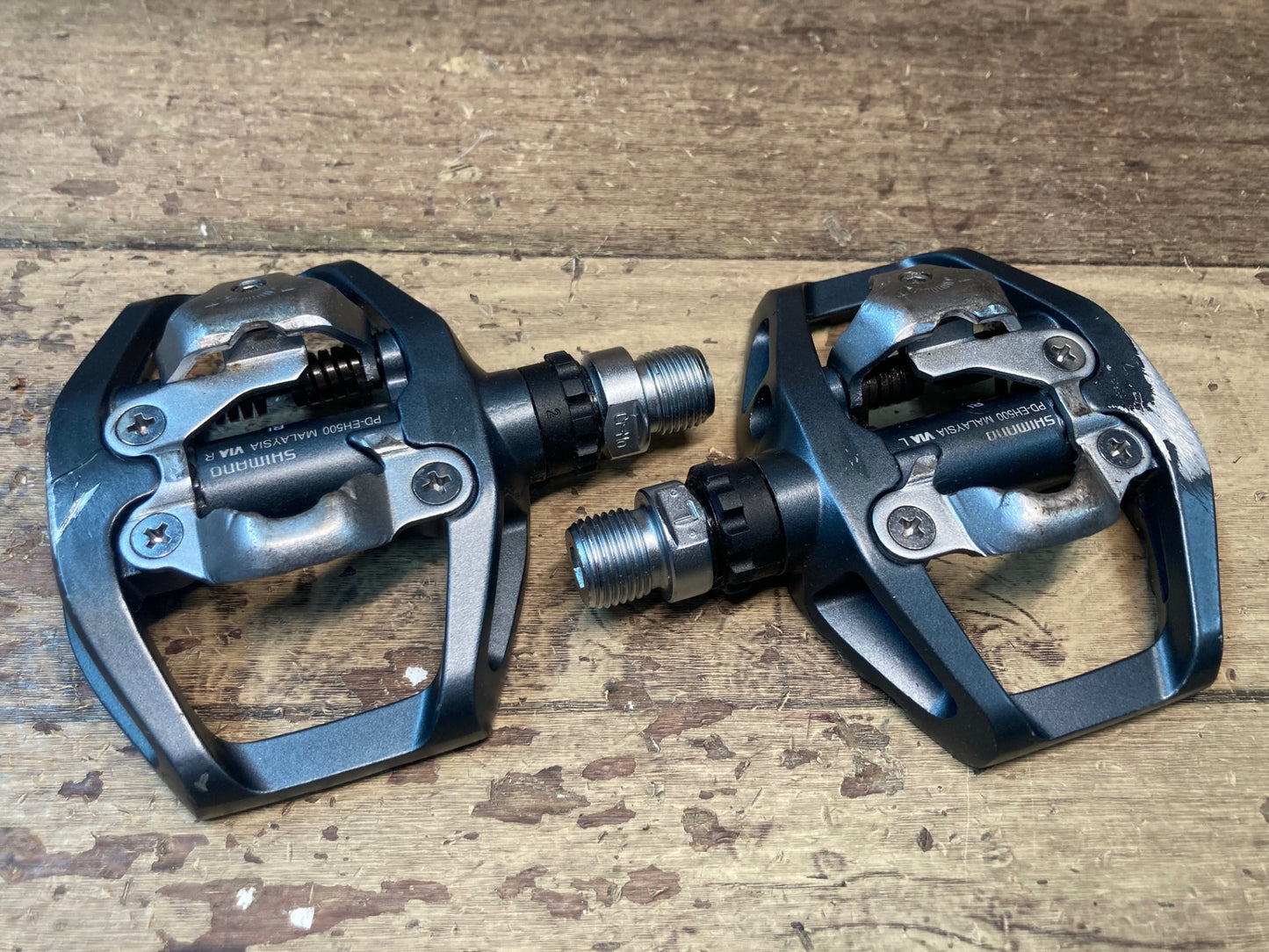 II517 シマノ SHIMANO PD-EH500 ビンディングペダル 片面フラット SPD