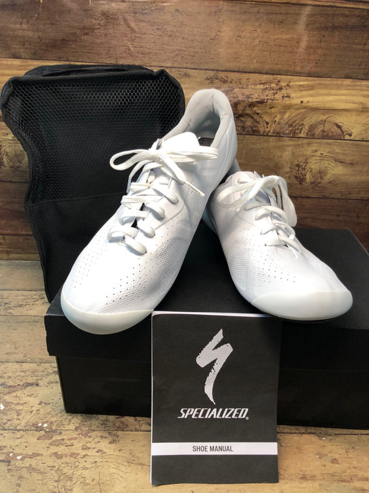 II957 スペシャライズド SPECIALIZED エスワークス S-WORKS TORCH LACE RD ビンディングシューズ 白 EU41 SPD-SL