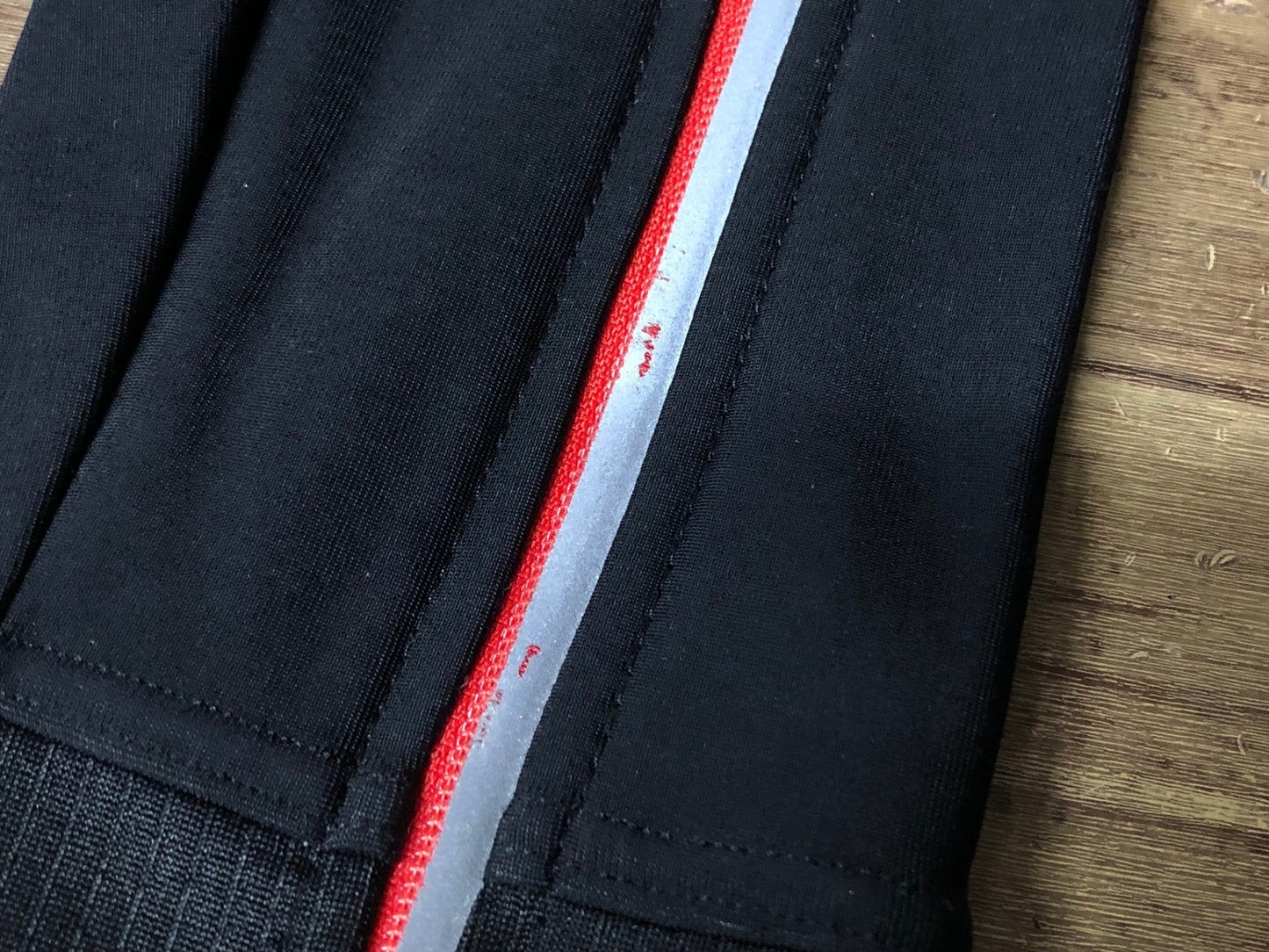 IY531 カステリ CASTELLI ROSSOCORSA ビブタイツ 黒 L 裏起毛