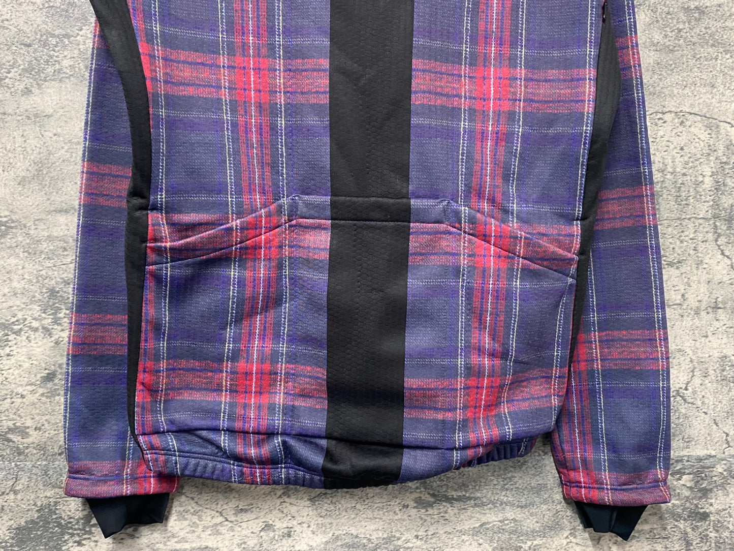 IZ552 カペルミュール KAPELMUUR 長袖サイクルジャケット 黒赤紫 M 裏起毛 ※毛玉