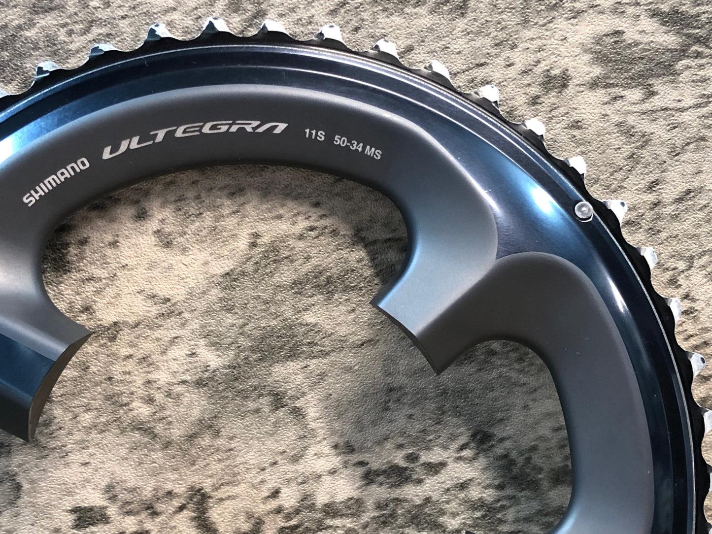 IX259 シマノ SHIMANO アルテグラ ULTEGRA FC-R8000 チェーンリング 50T ※歯の摩耗大のためジャンク
