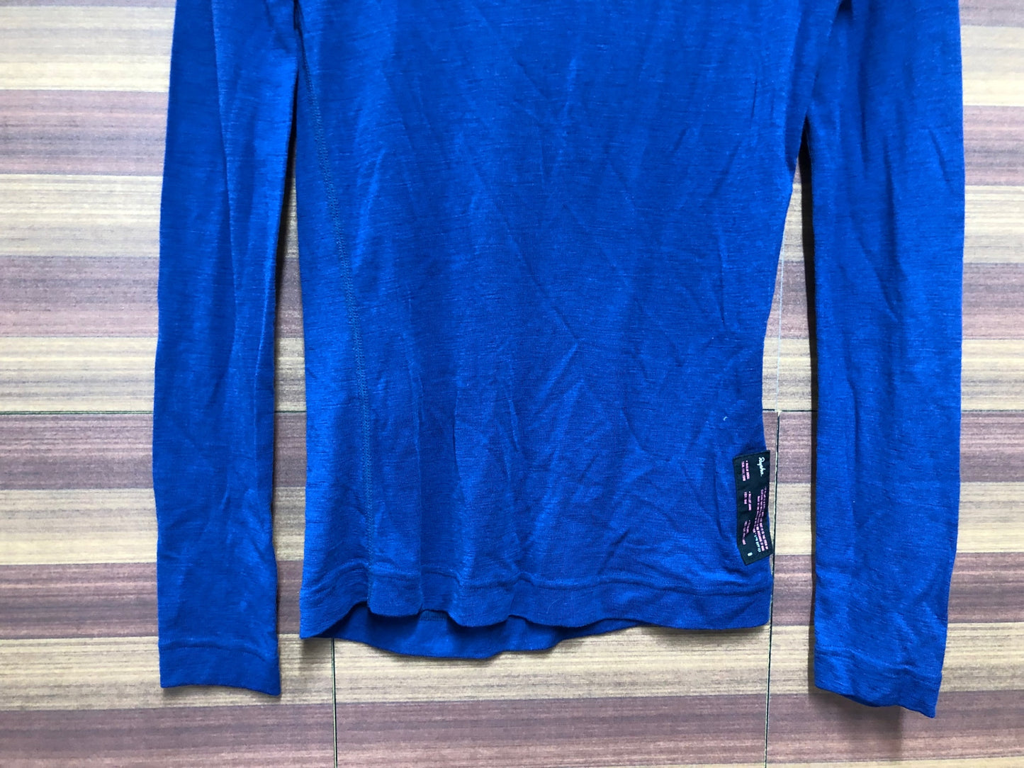 IL318 ラファ Rapha MERINO BASE LAYER LONG SLEEVE 長袖 べースレイヤー 紺 S