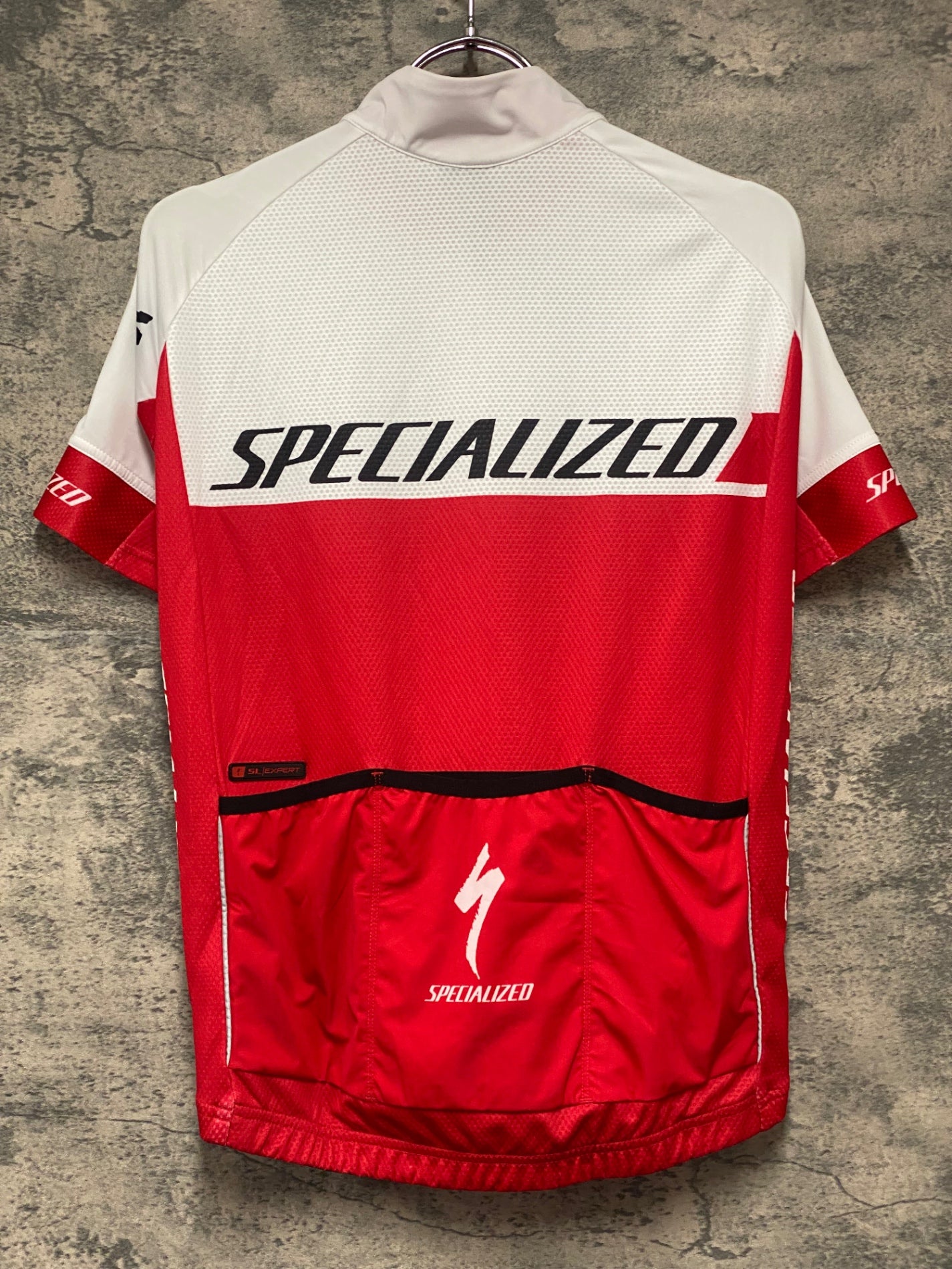 IZ304 スペシャライズド SPECIALIZED 半袖 サイクルジャージ S ホワイト レッド