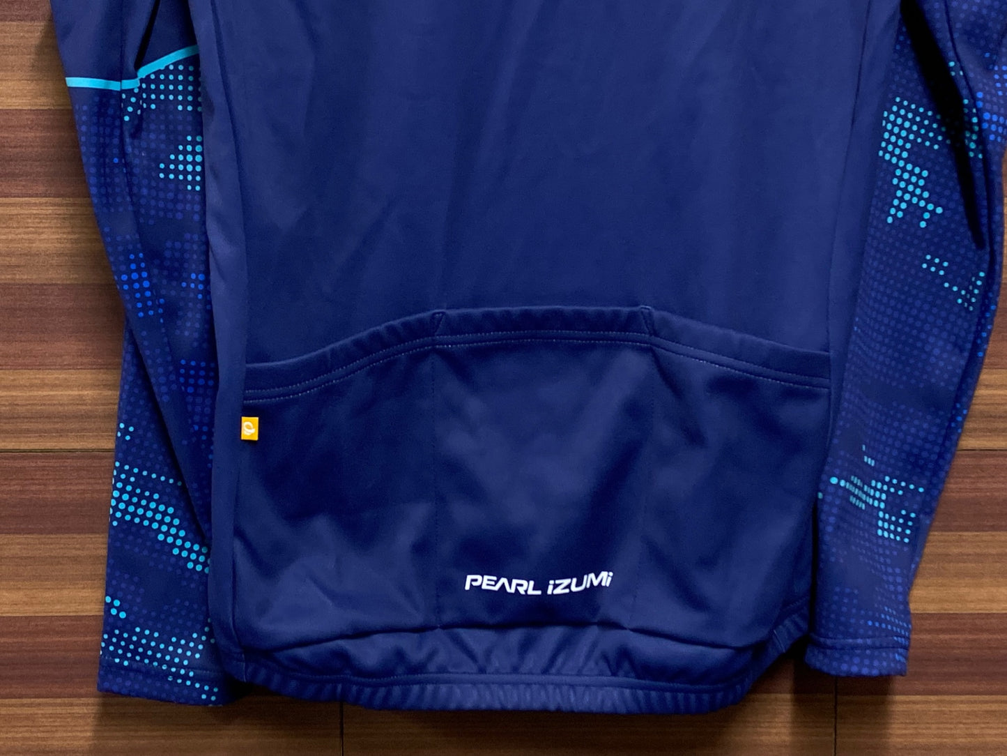 IQ814 パールイズミ PEARL iZUMi 長袖サイクルジャージ M 青 裏起毛