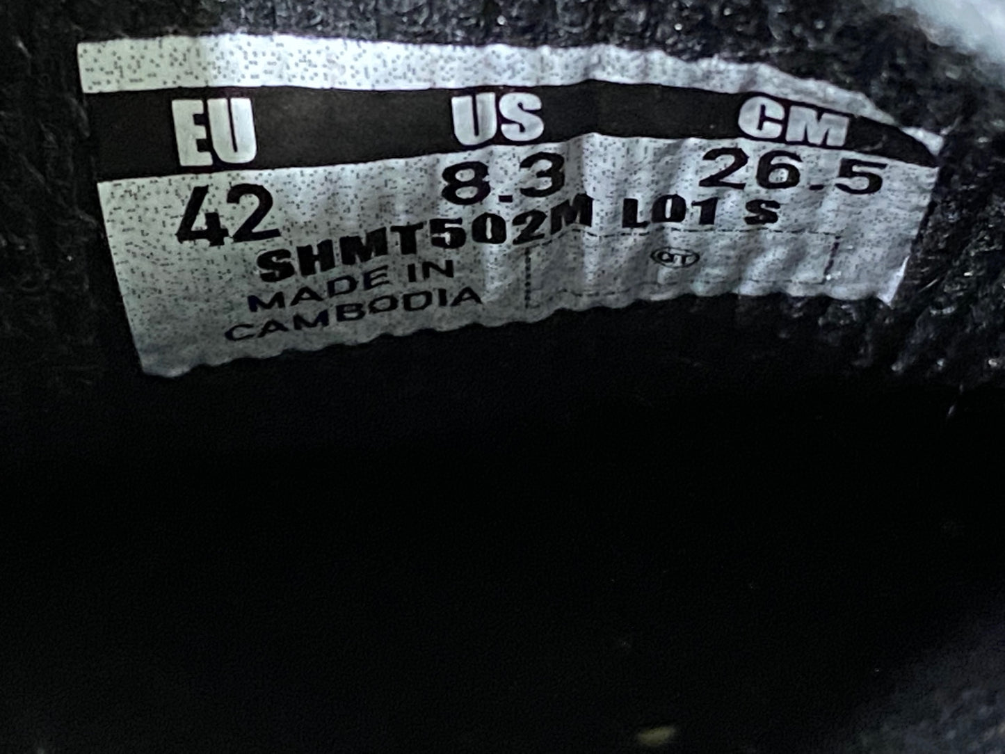 IZ959 シマノ SHIMANO MT7 SHMT502M L01 S ビンディングシューズ 2穴 EU42