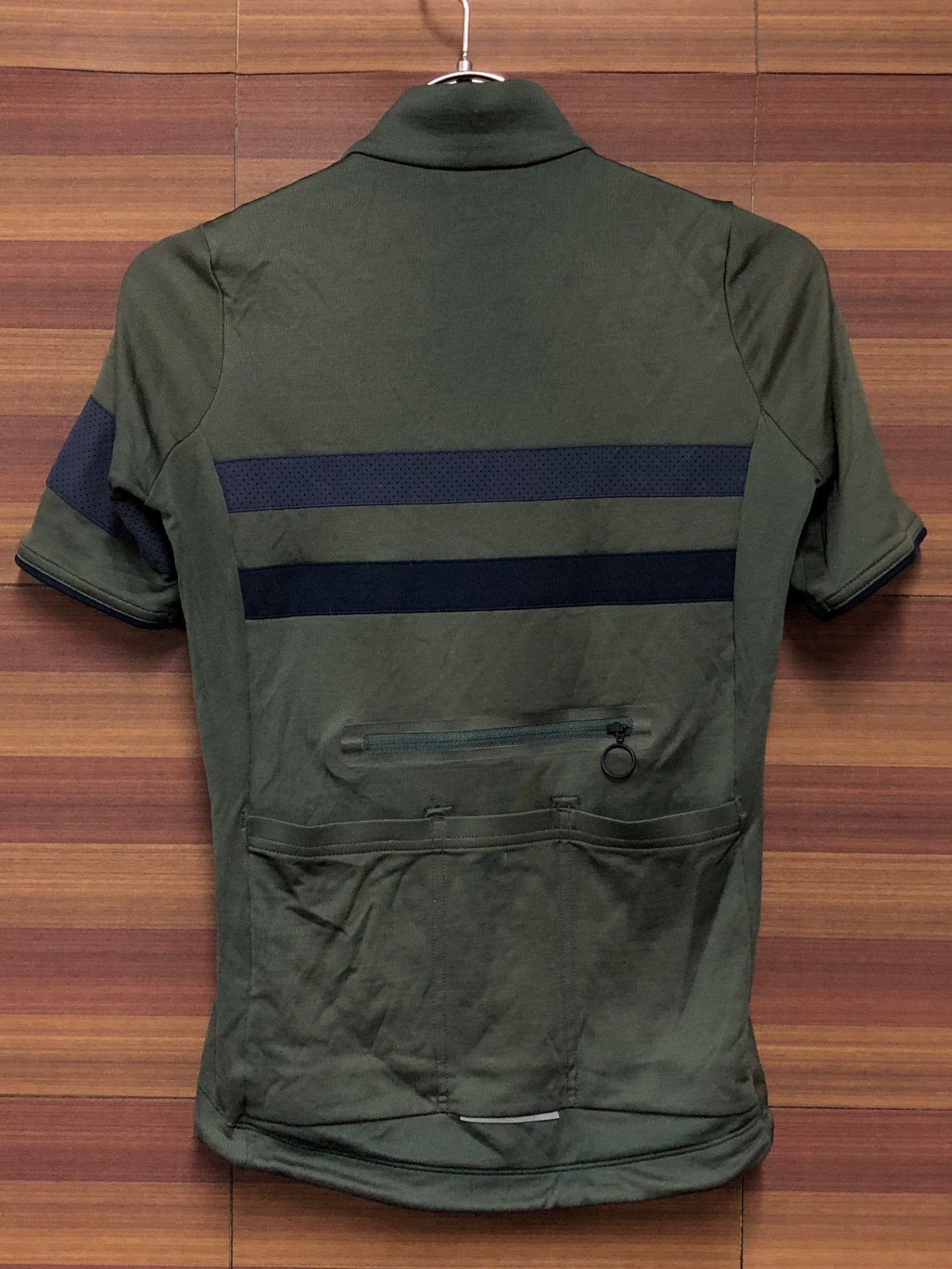 IO945 ラファ Rapha WOMEN'S BREVET JERSEY Ⅱ 半袖 サイクルジャージ オリーブ XXS レディース ※背面ポケット小穴