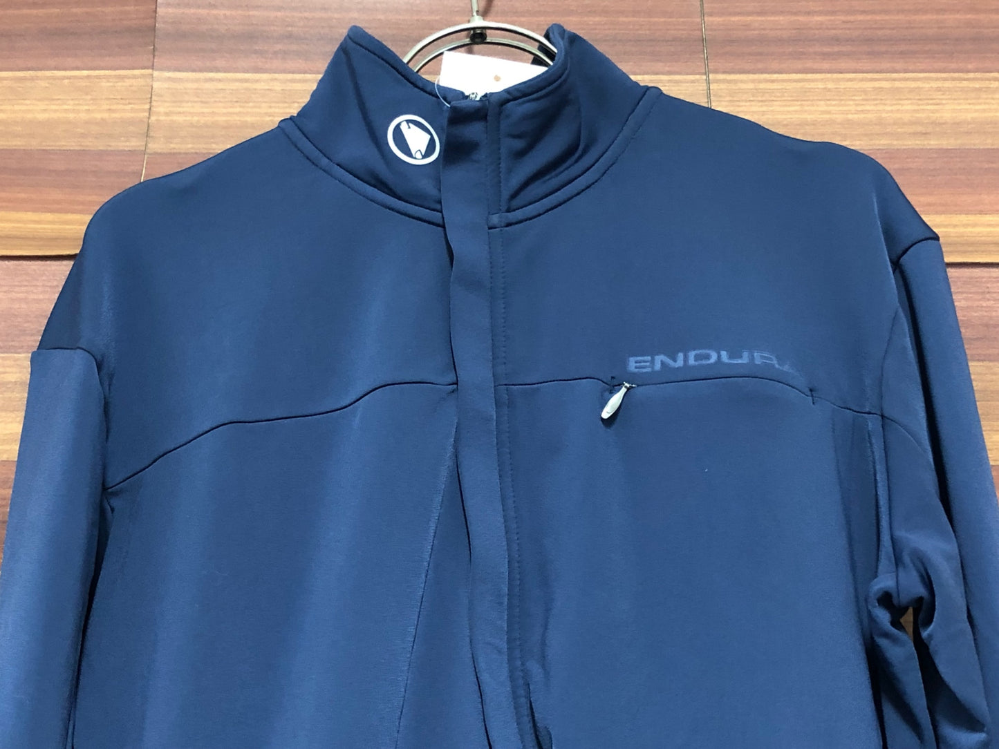 IT432 エンデュラ ENDURA 長袖 サイクルジャージ 紺 S 裏起毛