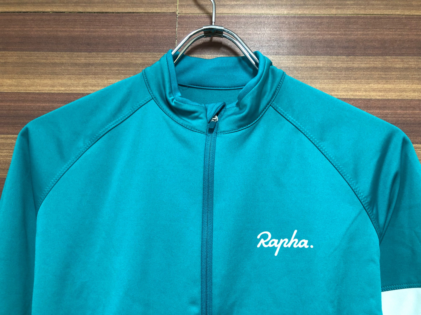 HZ784 ラファ Rapha CORE LONG SLEEVE JERSEY 長袖 サイクルジャージ ターコイズグリーン S