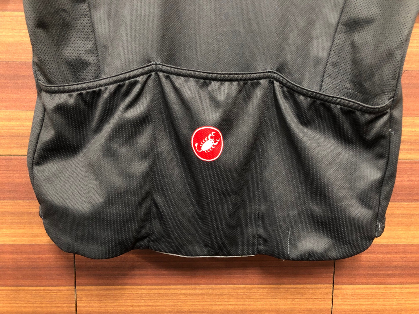 IH741 カステリ CASTELLI 半袖 サイクルジャージ 黒 L