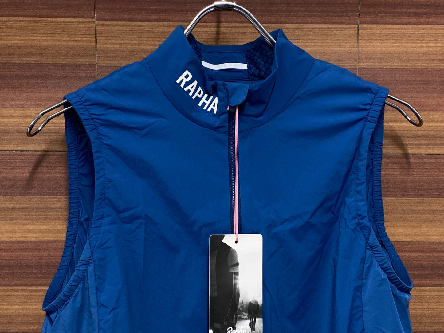 IT645 ラファ Rapha MEN'S PRO TEAM INSULATED GILET ジレ サイクルベスト 青 M 裏起毛 未使用