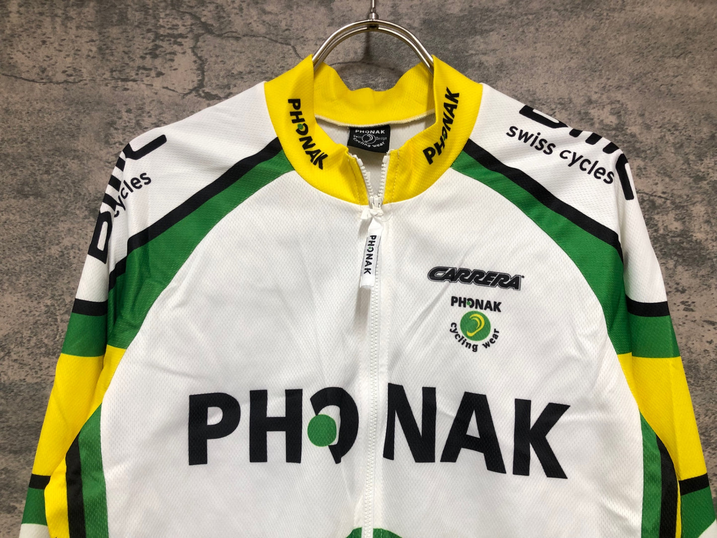 IX678 PHONAK 長袖サイクルジャージ 白 M PHONAK BMC