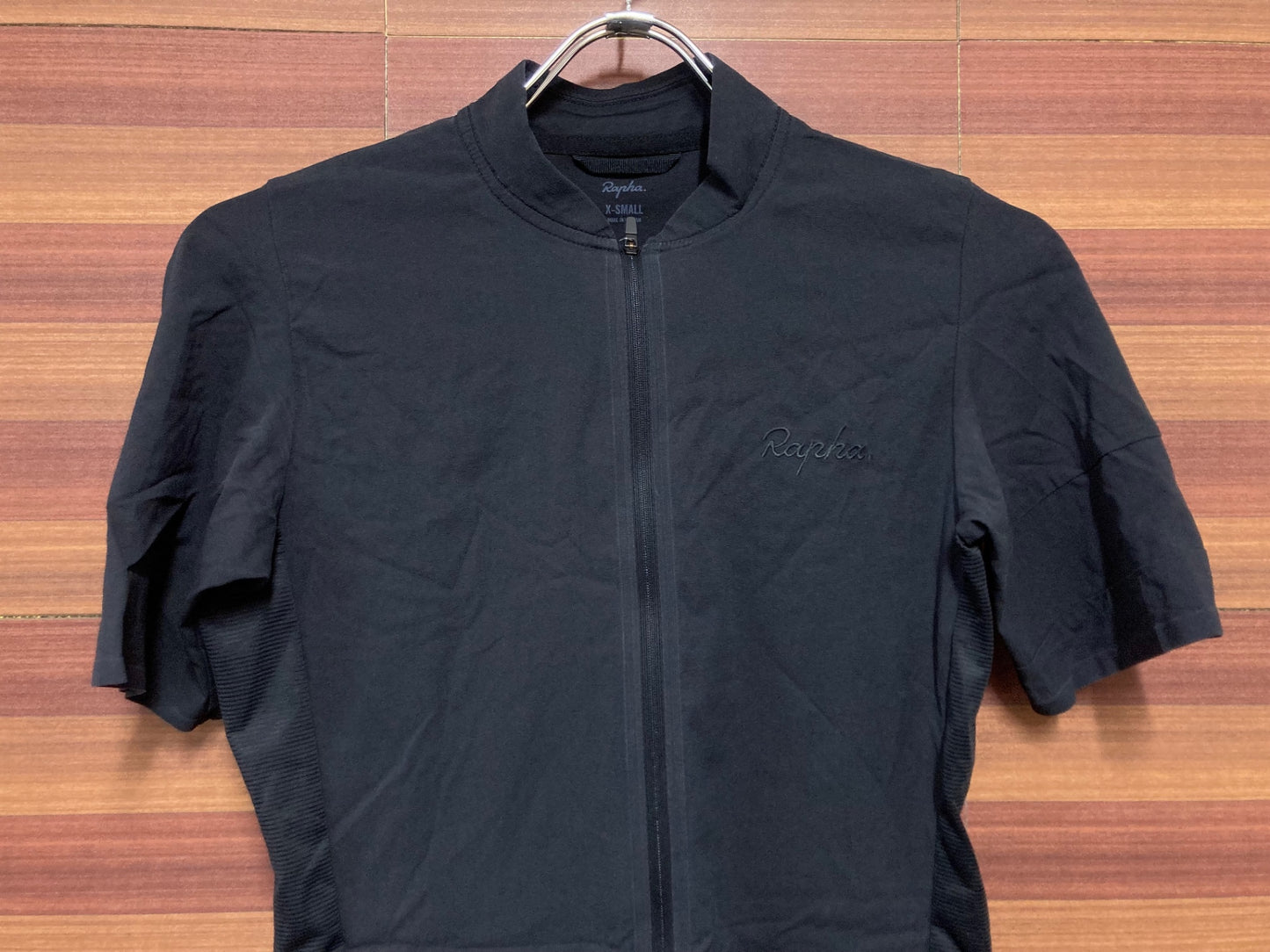 IK944 ラファ Rapha FLYWEIGHT JERSEY 半袖 サイクルジャージ 紺 XS