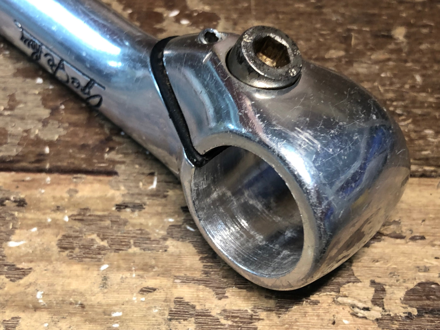 IJ948 3ttt レコード RECORD st88 アルミ スレッドステム クイルステム 115mm Φ25.8 Ugo De Rosa刻印