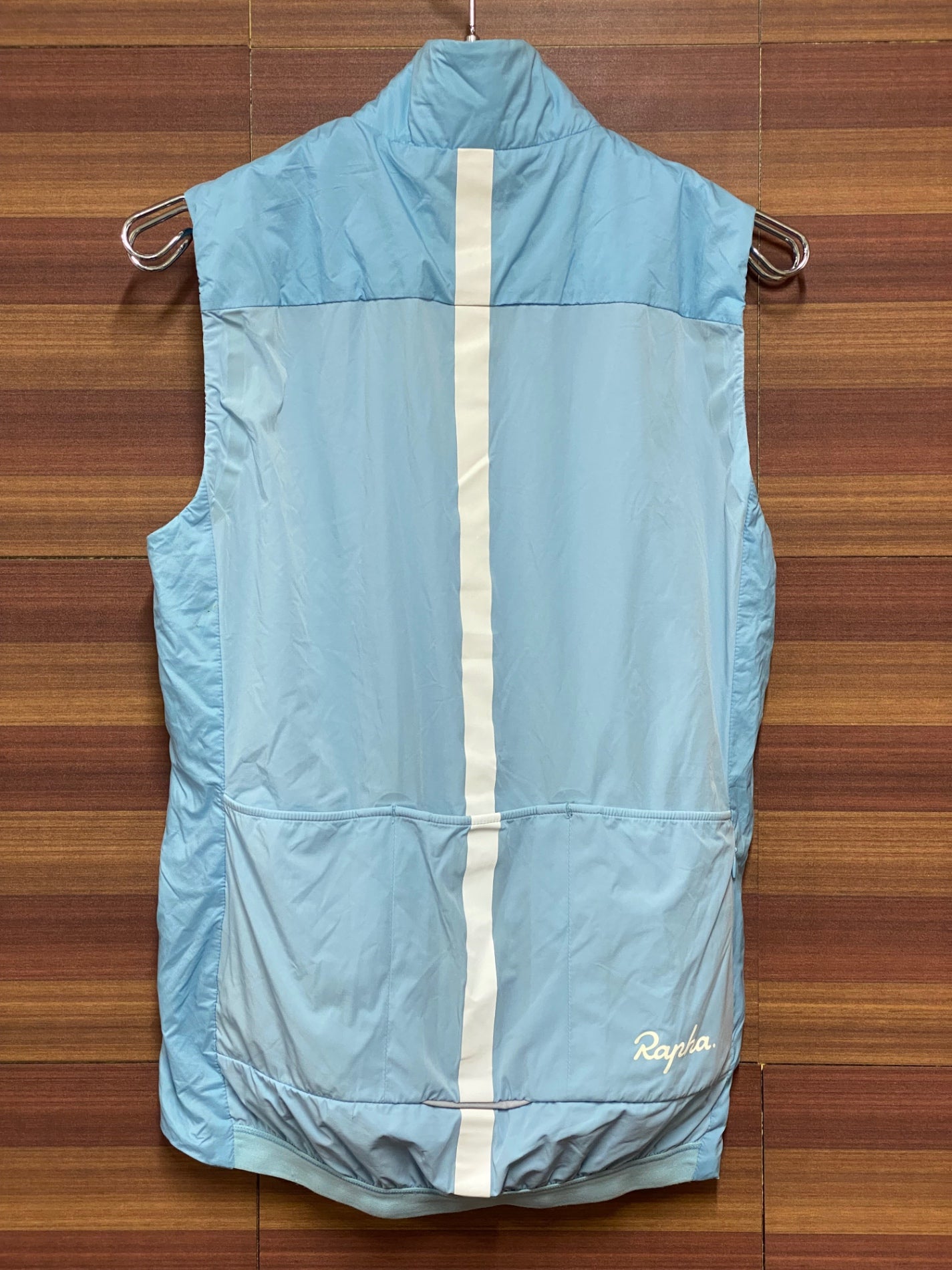 II576 ラファ Rapha SOUPLESSE INSULATED GILET サイクルベスト ジレ 水色 S