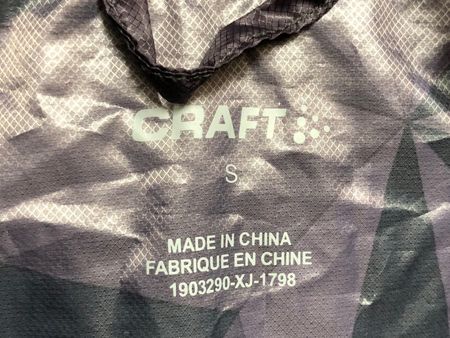 IU726 クラフト CRAFT 長袖 ウインドブレーカー 黒 S